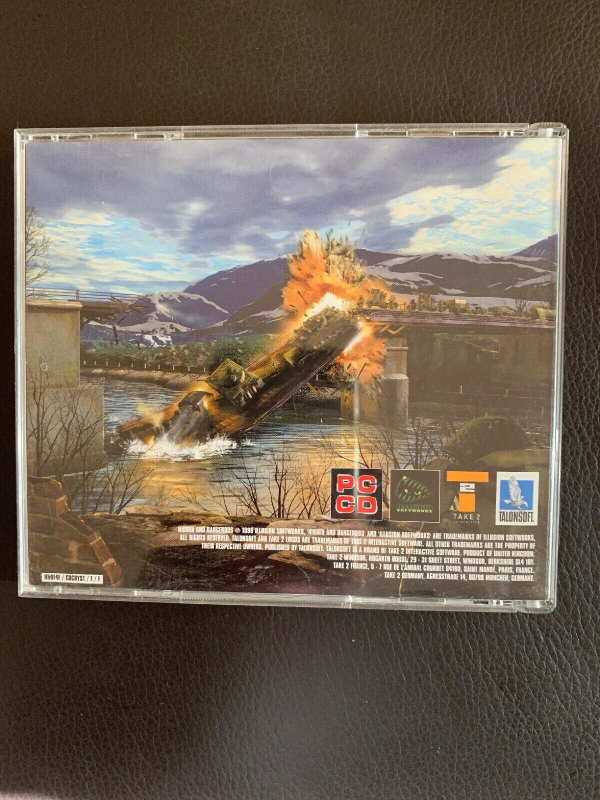 Hidden And Dangerous 1999 PC CDROM Vintage Action Game