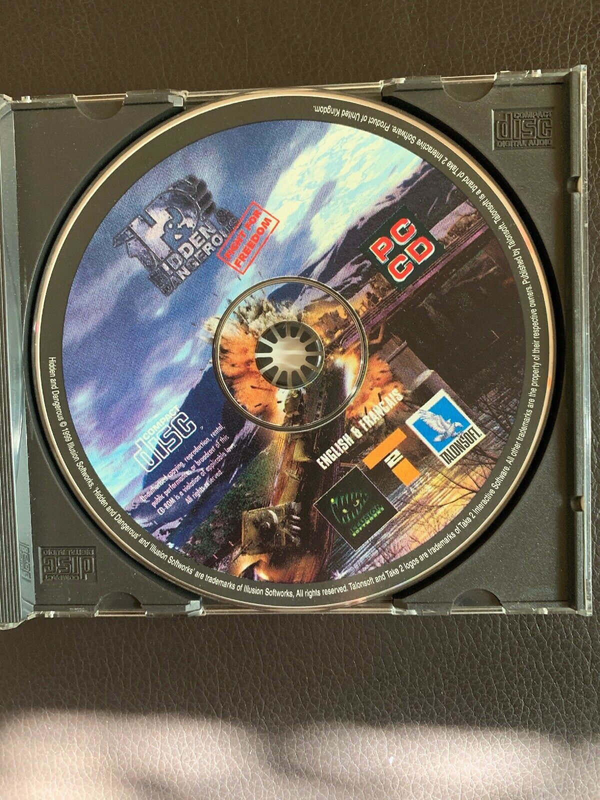 Hidden And Dangerous 1999 PC CDROM Vintage Action Game