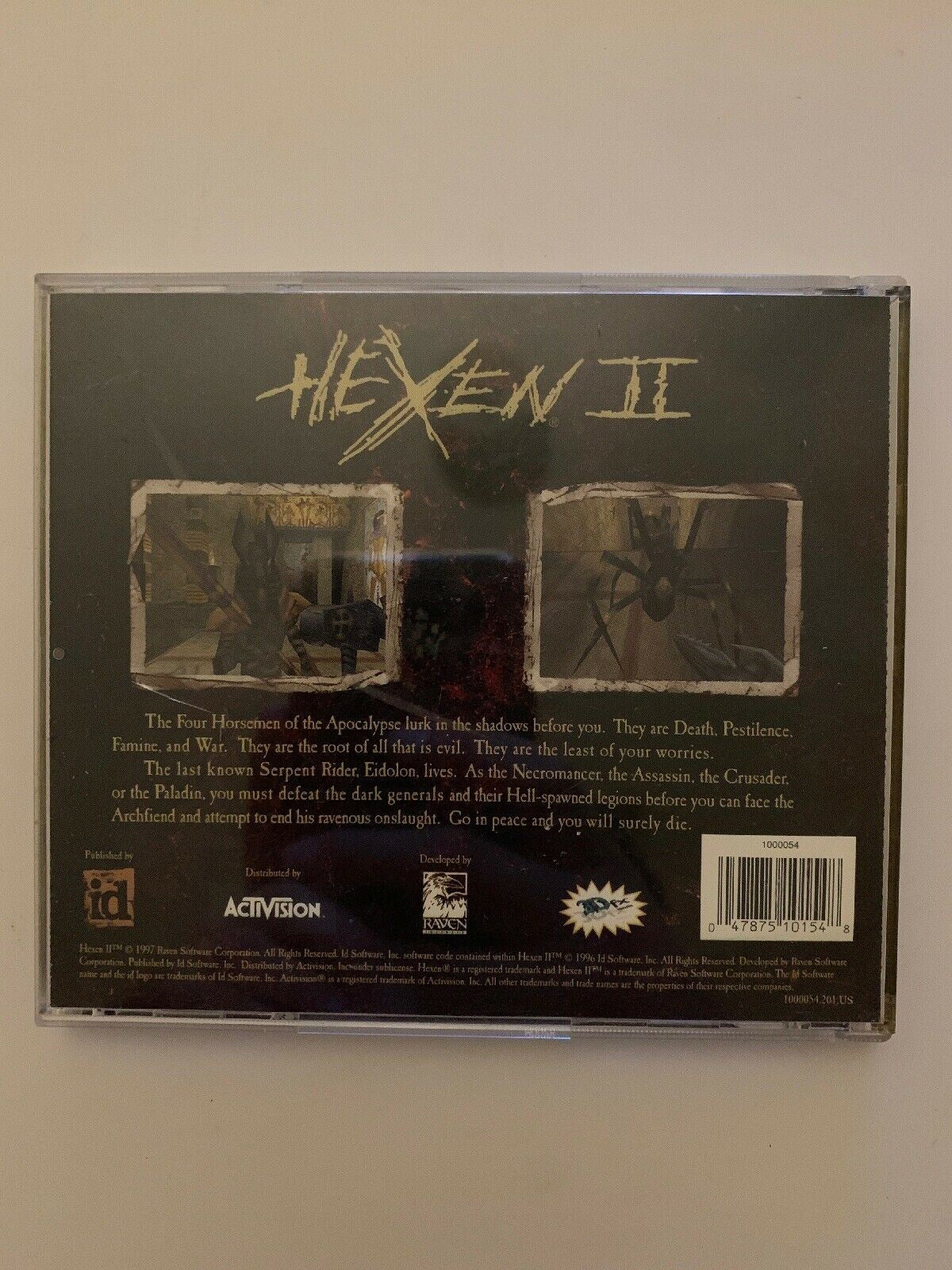 HEXEN II - PC CD 1997 Vintage PC Game