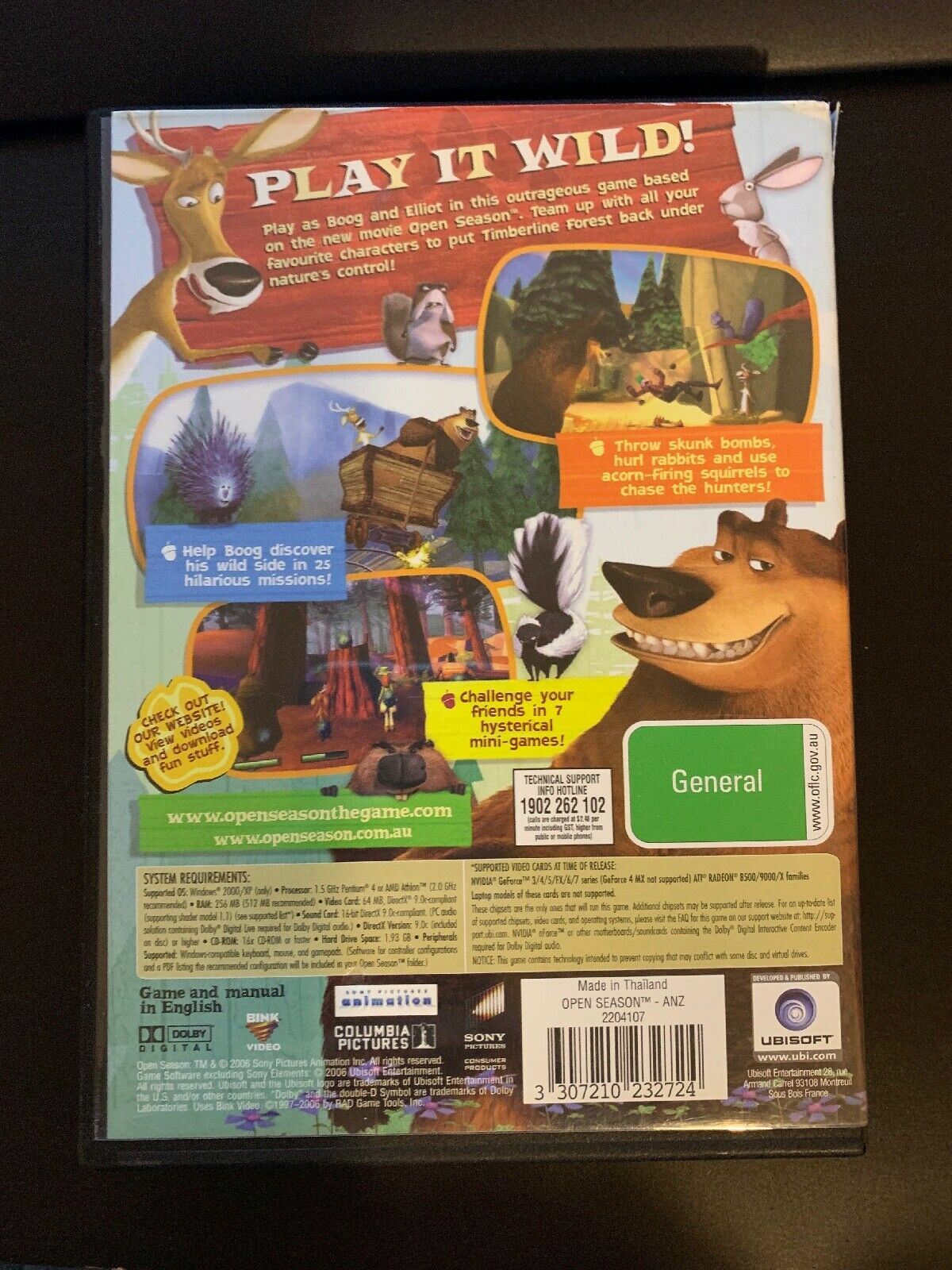 Open Season PC CDROM 2006 With Manual Vintage Game