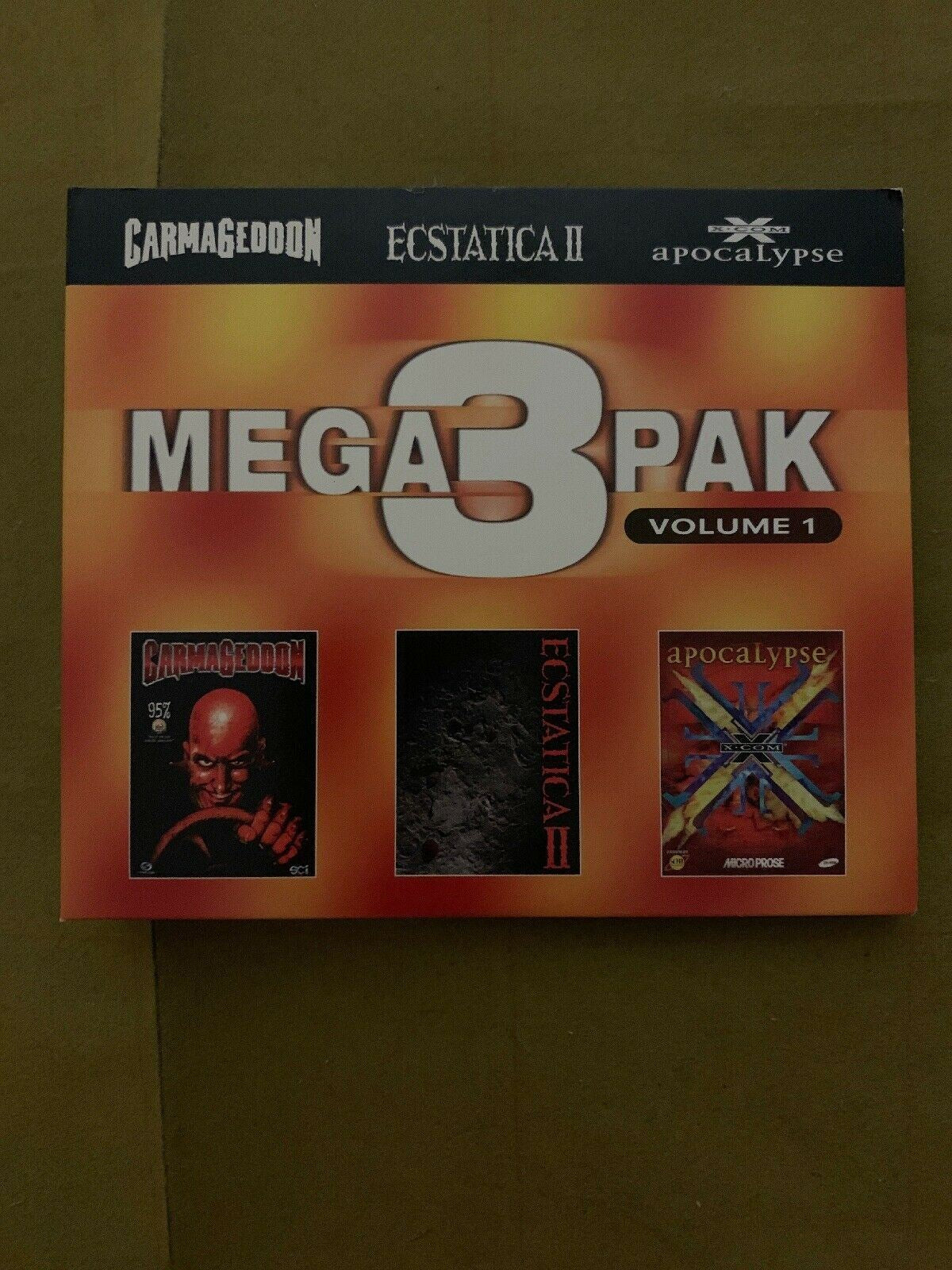 *RARE* Carmageddon, Ecstatically II, X-COM Apocalypse PC Game CDROM Mega Pack