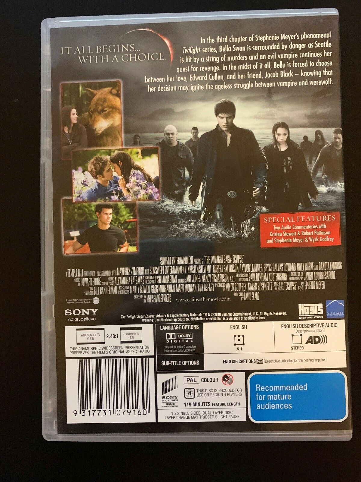 The Twilight Saga - Eclipse (DVD, 2010)