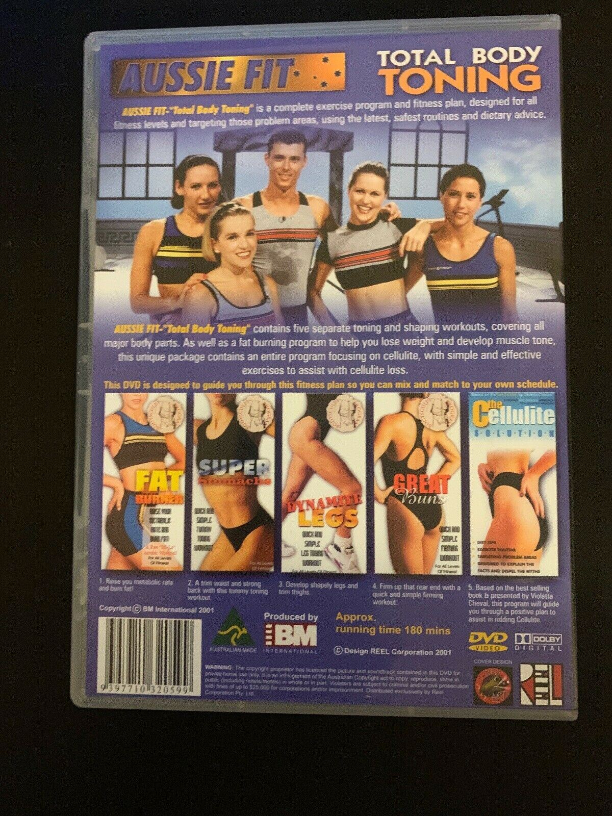 Aussie Fit - Body Shaping (DVD, 2001)