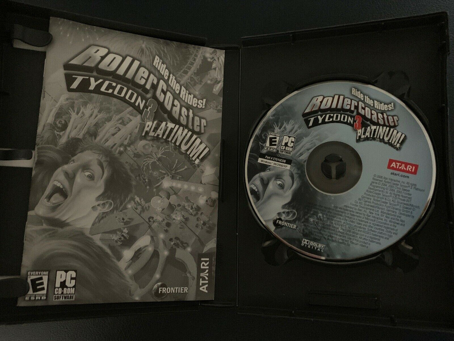 Roller Coaster Tycoon 3: Platinum (PC-DVD) Includes Original, Soaked! & Wild Set