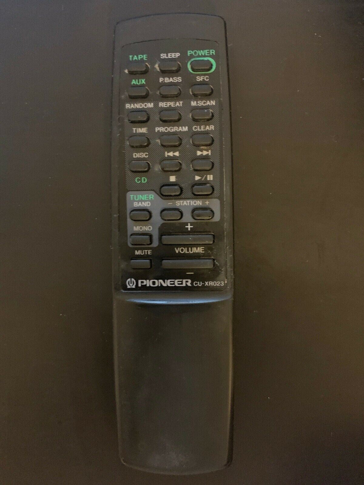 Genuine Pioneer CU-XR023 Remote Control for CCS-105 XP-60C XR-J1500C XR-P60C za-