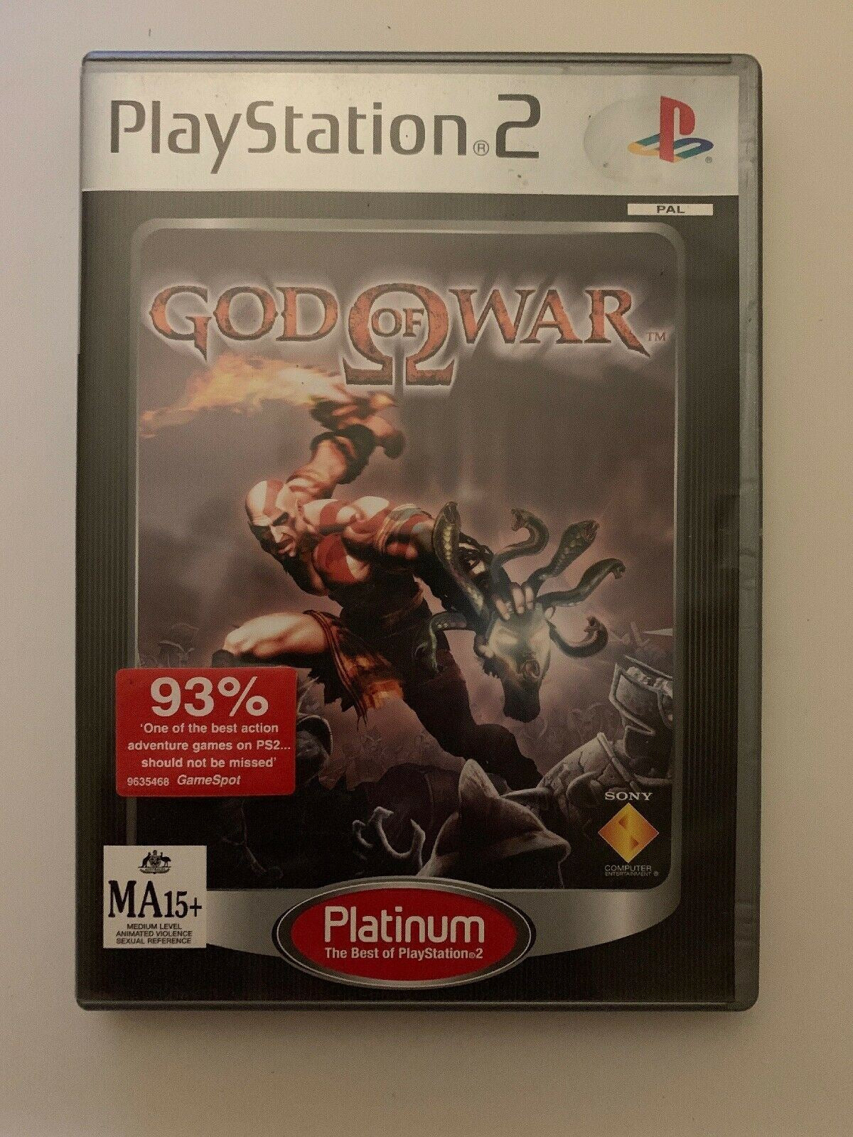 God of War (Platinum) - PS2 PAL *Complete*