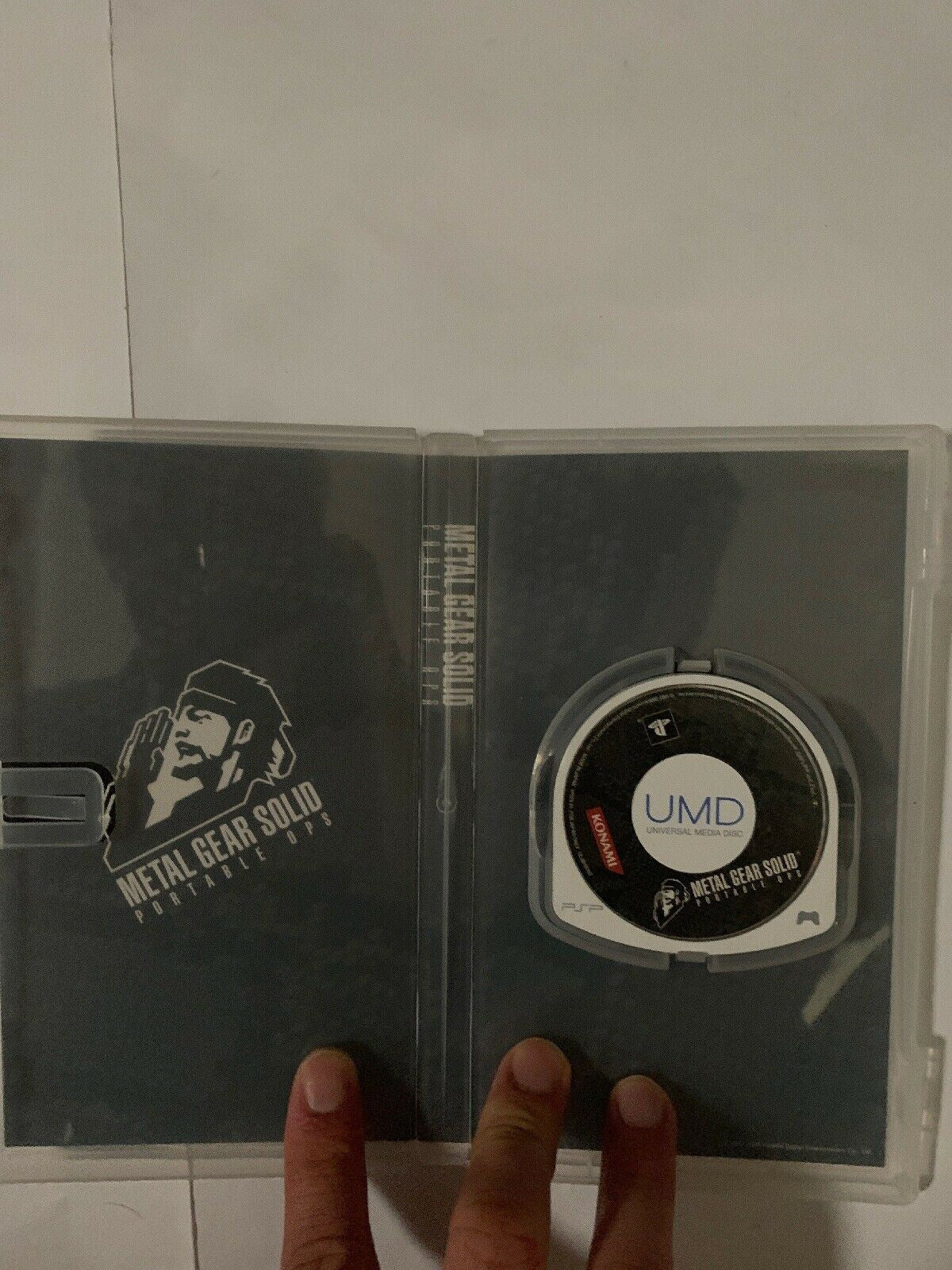 Metal Gear Solid Portable Ops PSP Japan JP Version Konami