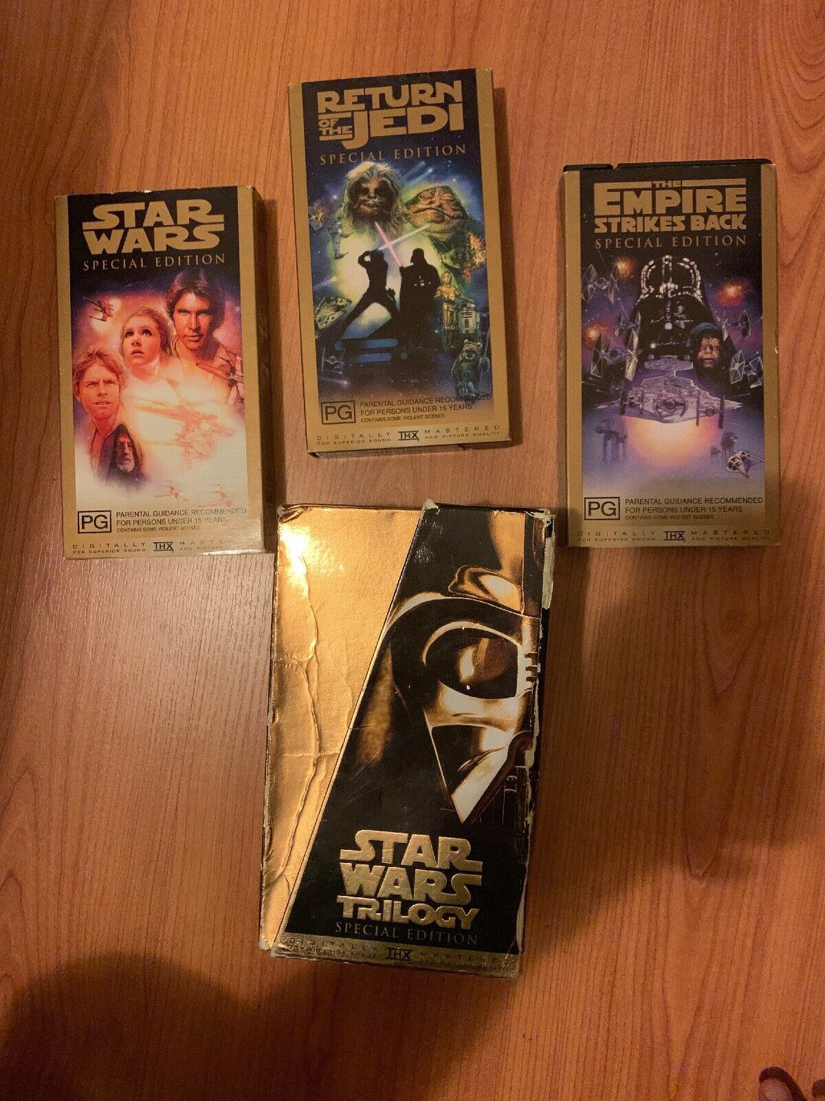 Star Wars Trilogy VHS Video Box Set Special Edition 1997 (PAL)
