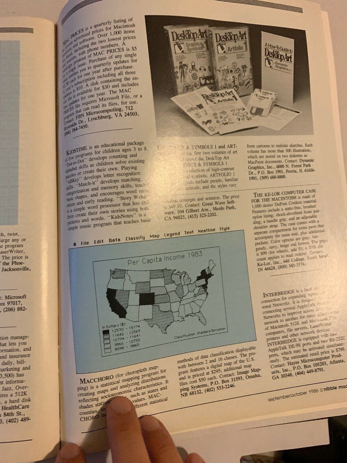 Apple Nibble Mac The Reference For Macintosh Computing Sept Oct 1986 Vol1 No 7