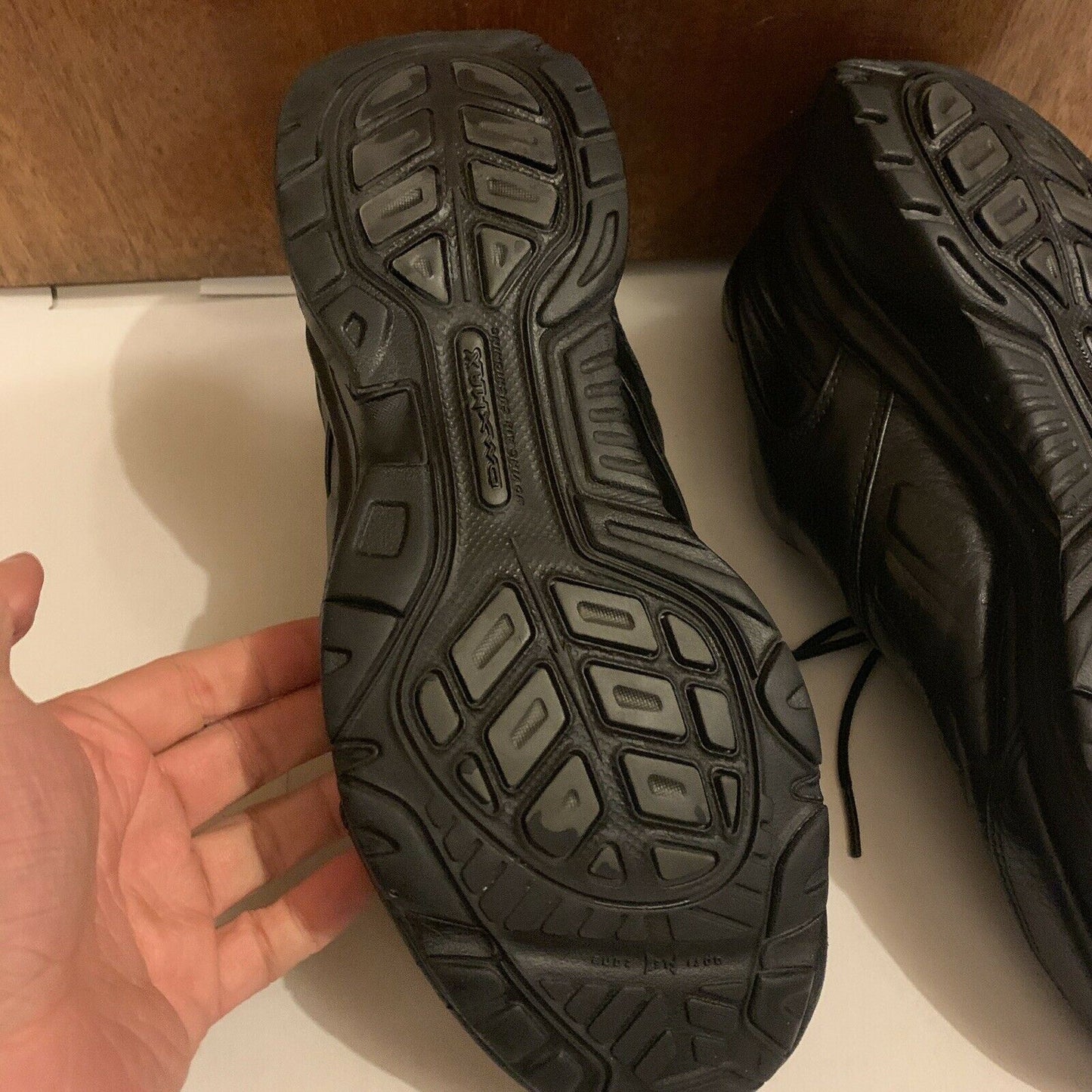 Reebok Black DMX Max Runners Shoes USA 9.5 UK 8.5 023501 214 J15315