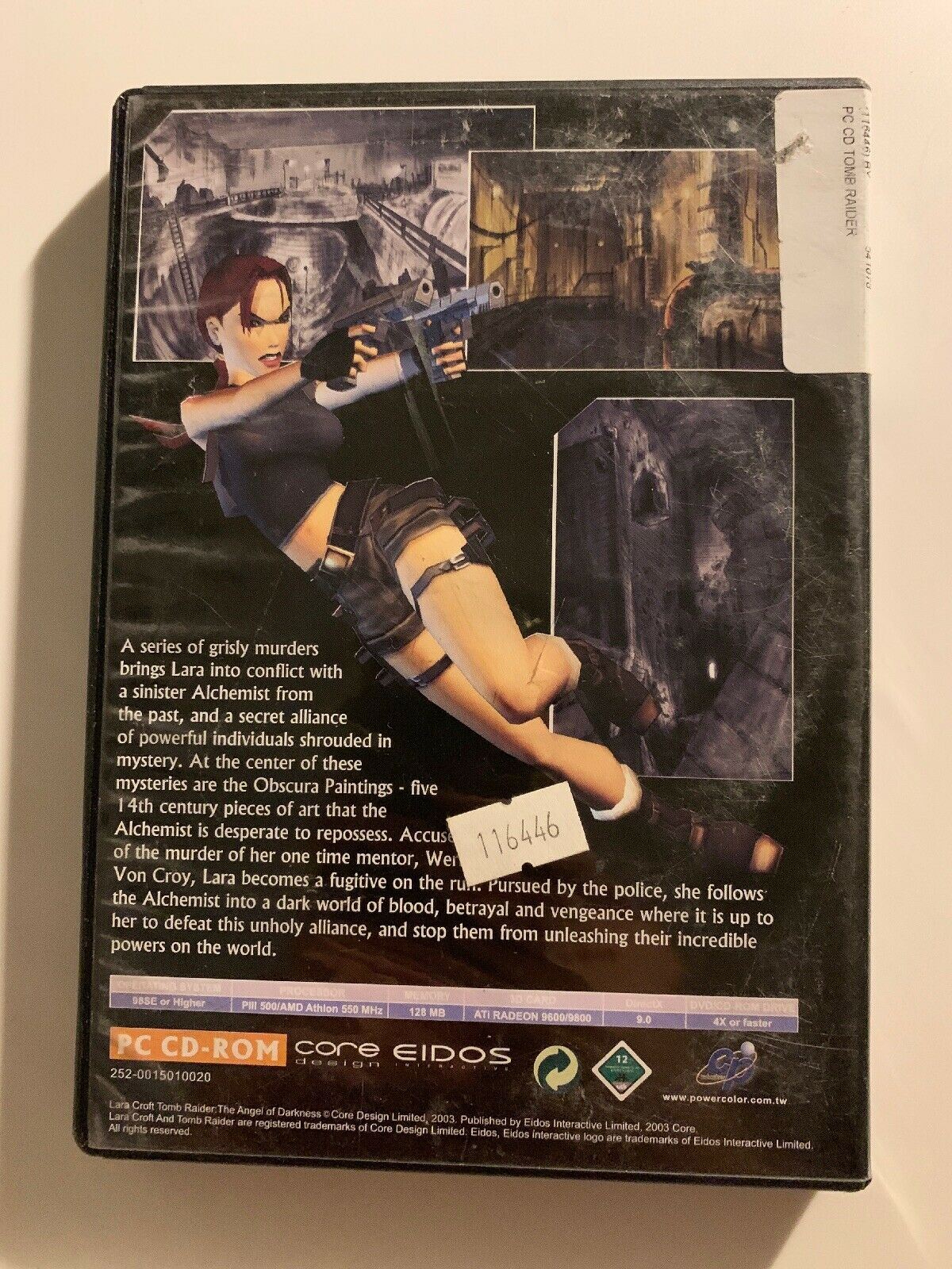 Lara Croft Tomb Raider Angel Of Darkness - PC Computer Windows Game 2003