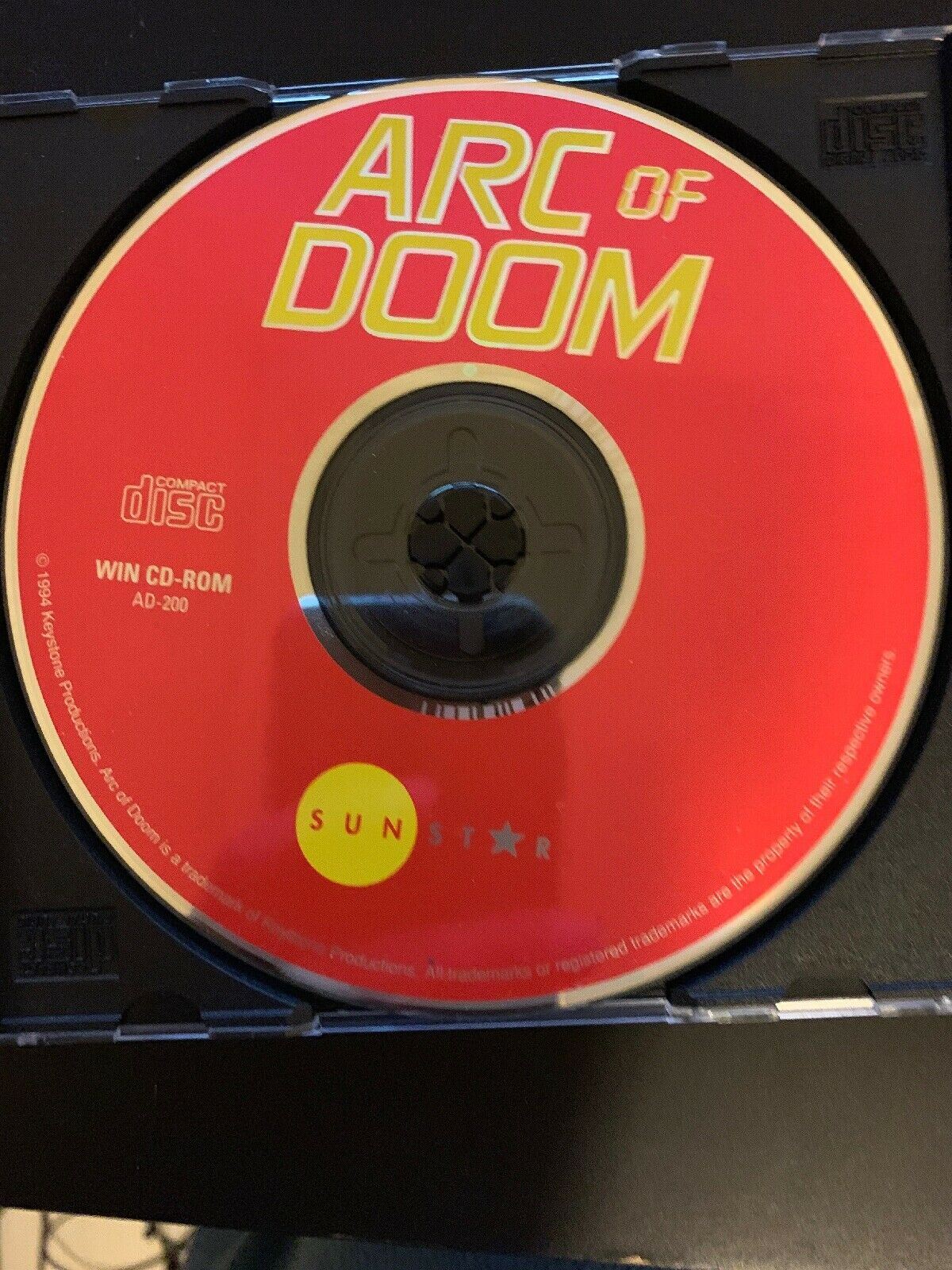 Arc Of Doom 1994 PC CD-ROM Sunstar