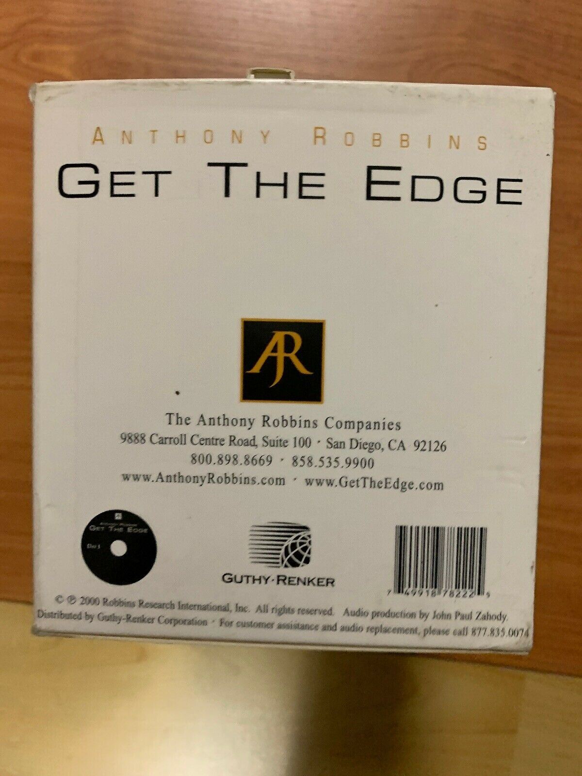 Anthony Robbins Get The Edge A 7-Day Program To Transform Your Life 10 CD Volume