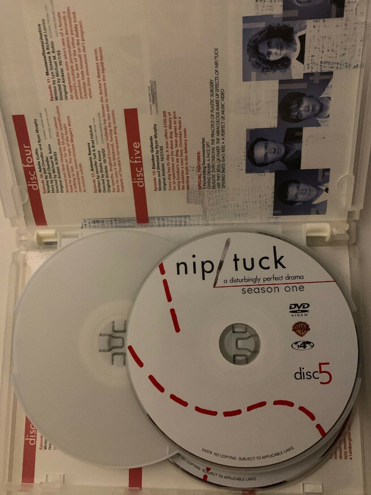 Nip/Tuck : Season 1 (DVD, 2004, 5-Disc Set)
