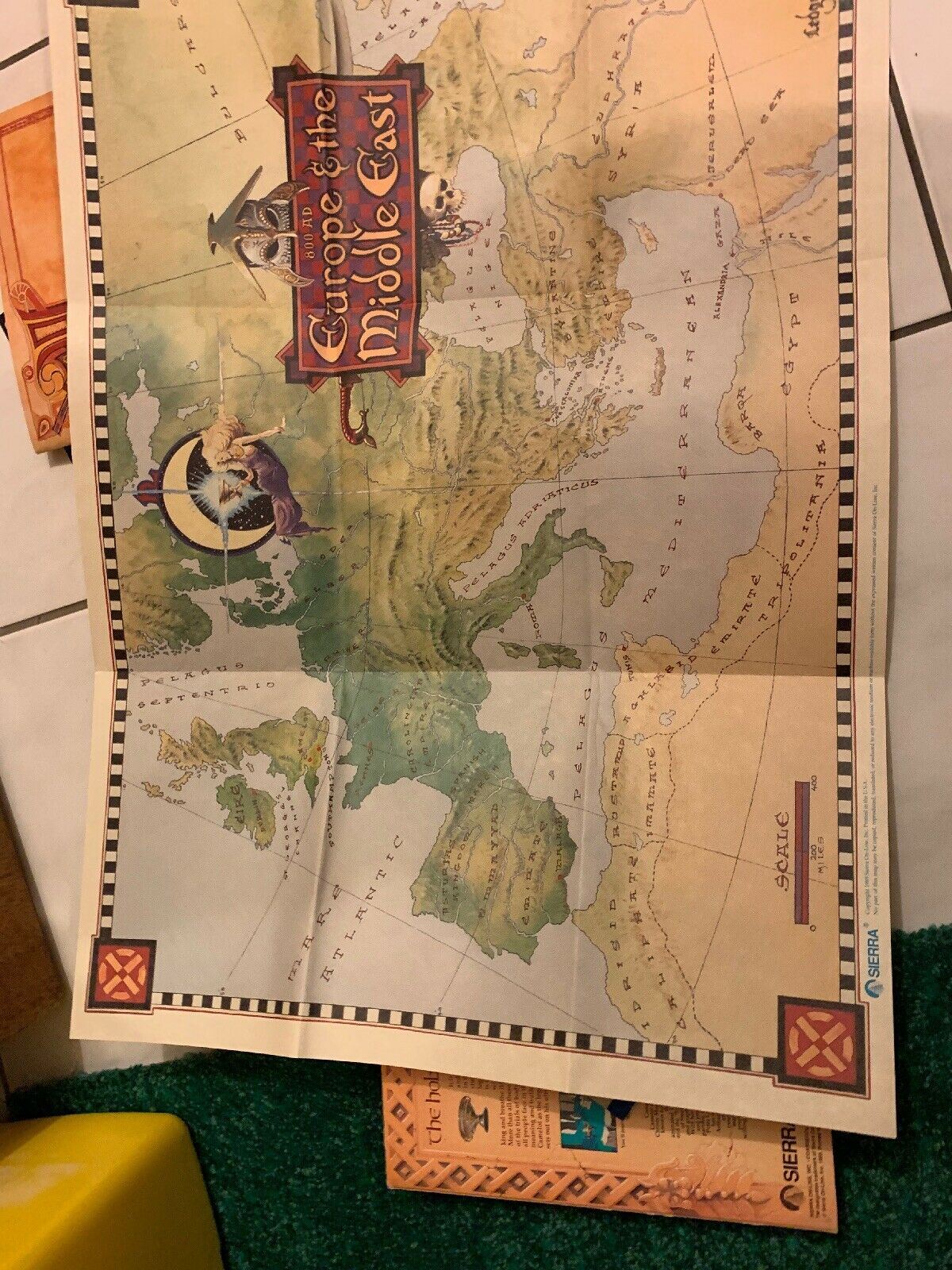Conquests Of Camelot The Search For The Grail PC 3.5 5 1/4 Floppy Disc Manual