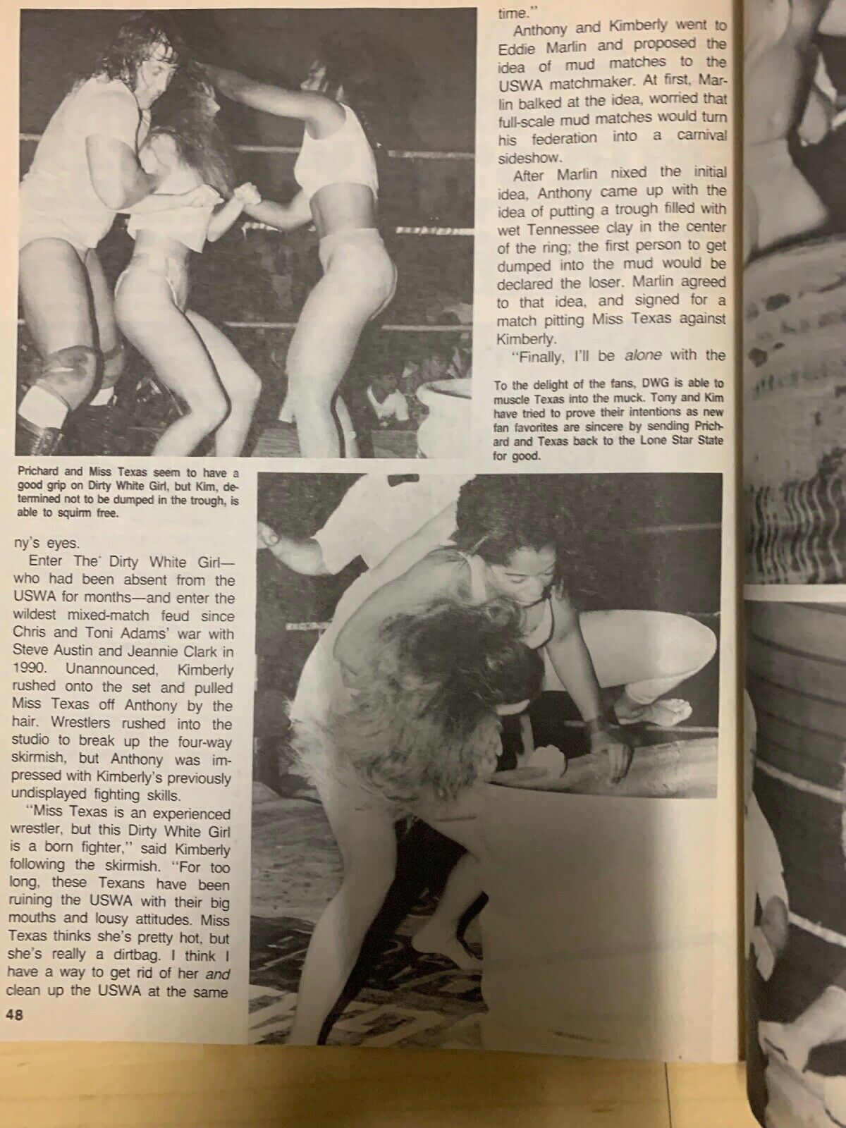 Sports Review Wrestling November 1991 Hook Hogan Led Luger Sting