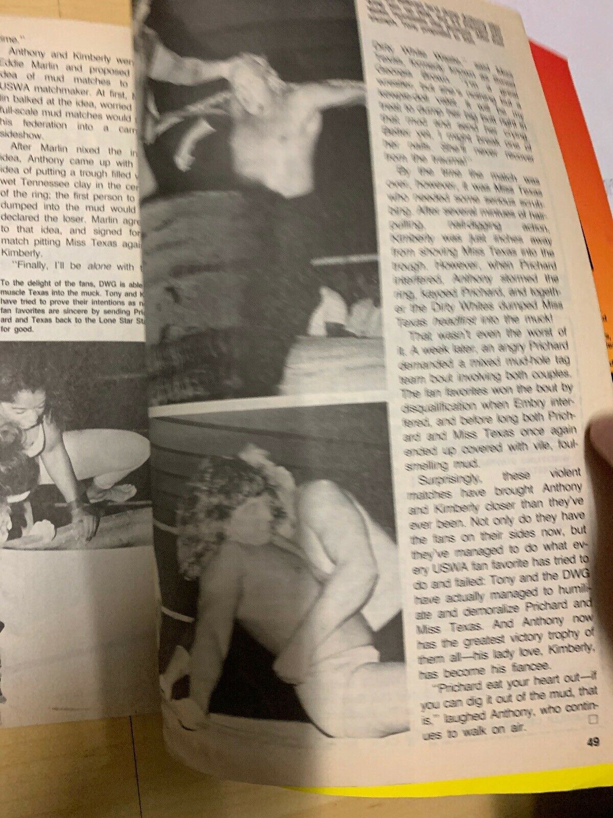 Sports Review Wrestling November 1991 Hook Hogan Led Luger Sting