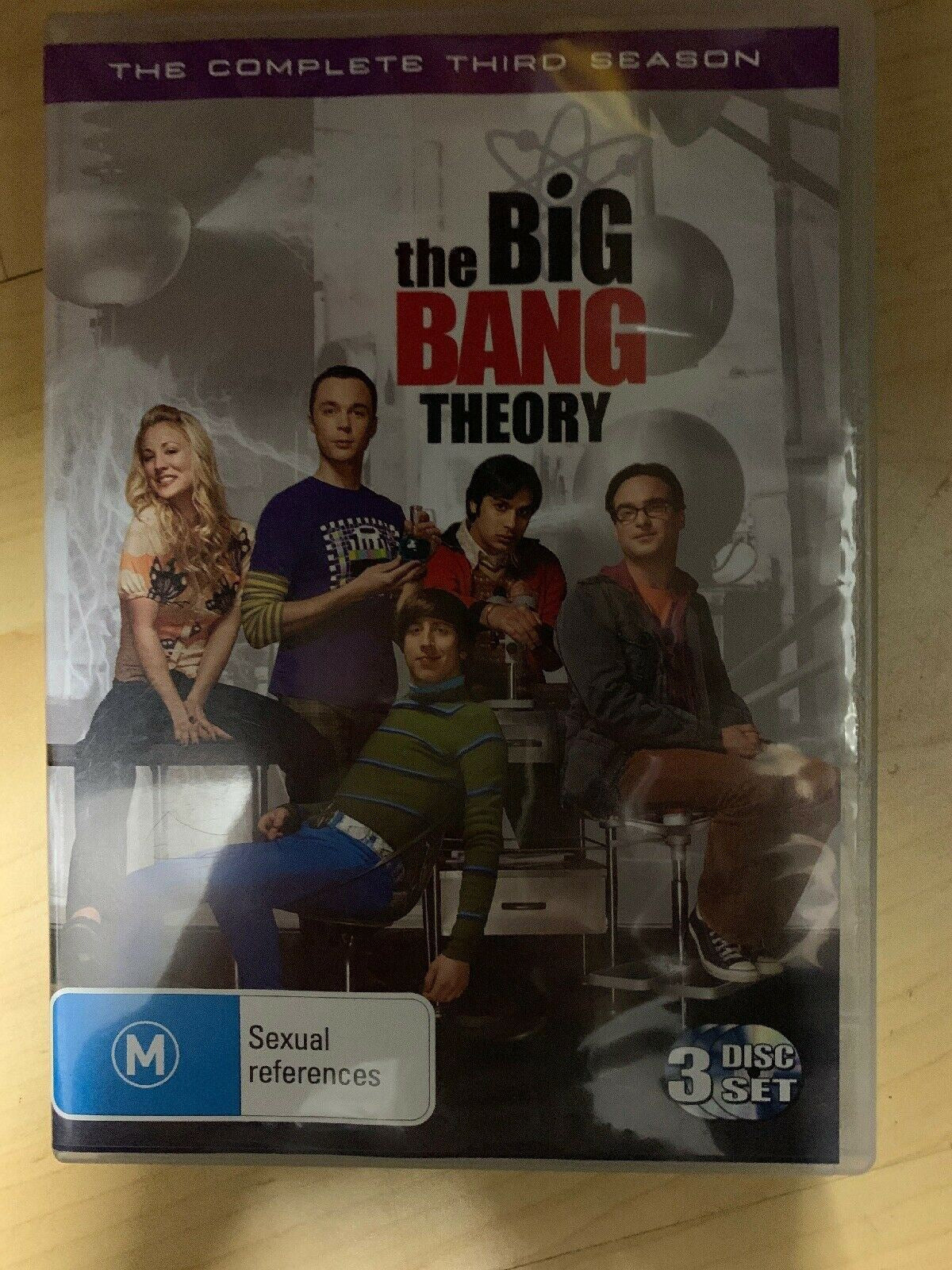 The Big Bang Theory : Season 3 (DVD, 2013, 3-Disc Set)