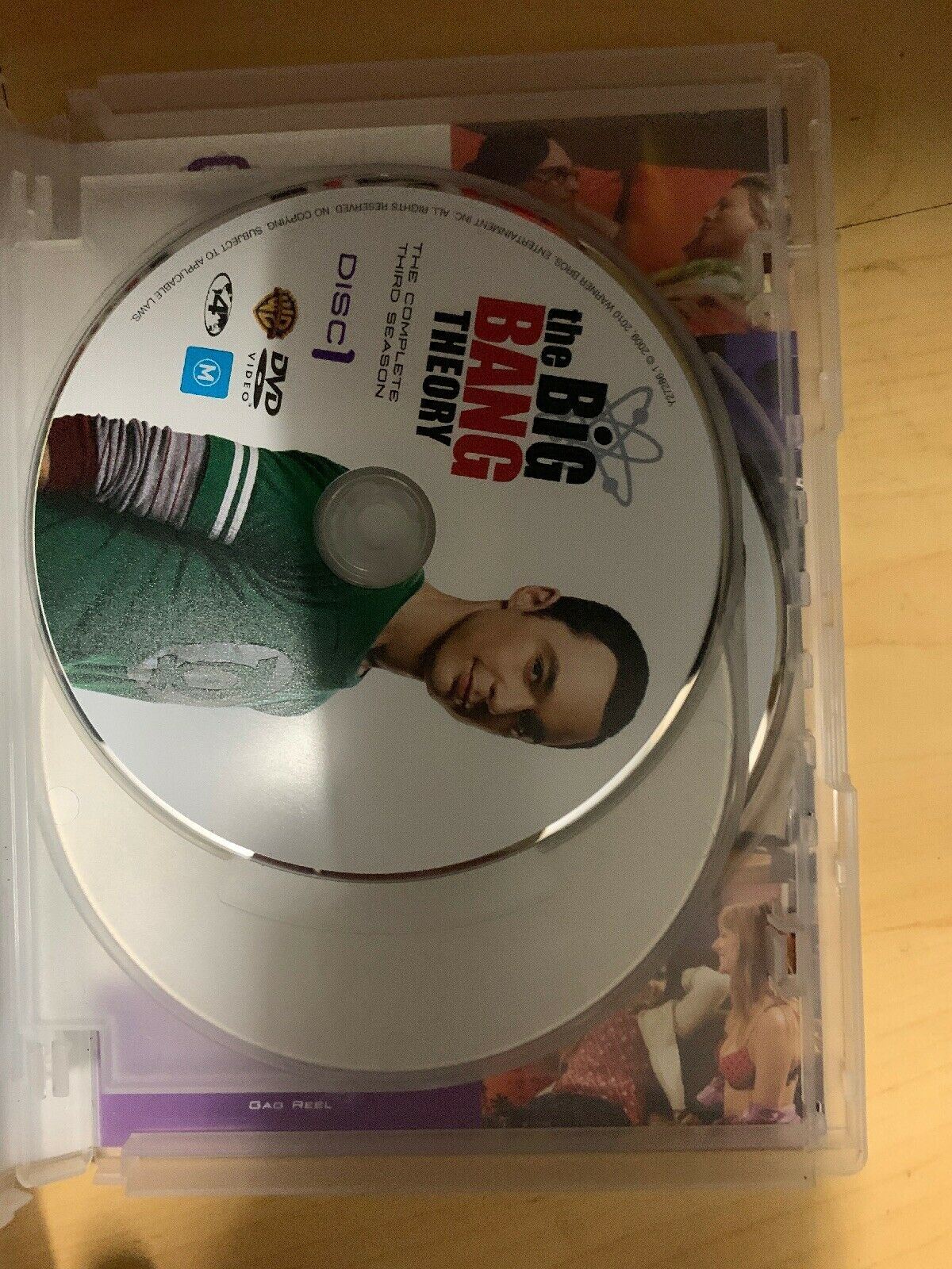 The Big Bang Theory : Season 3 (DVD, 2013, 3-Disc Set)