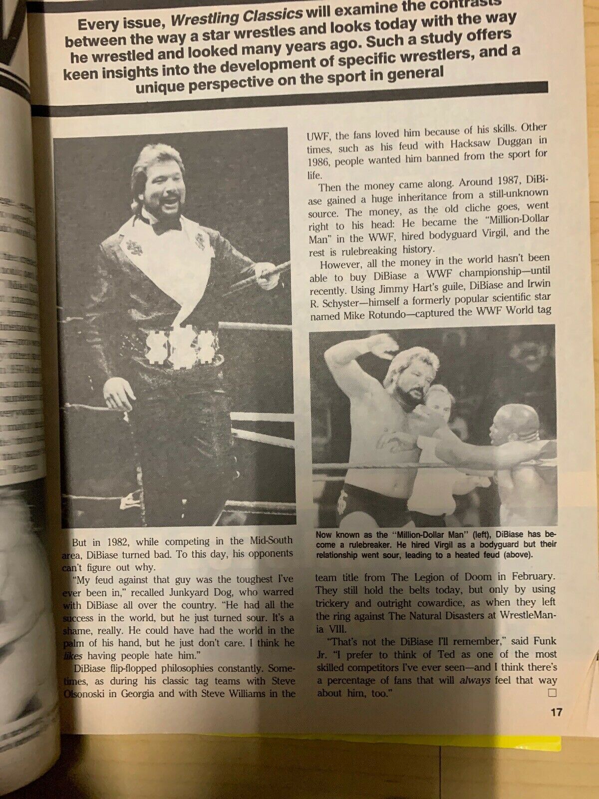 Wrestling Classics Capt Lou Albano's Summer 1992 Macho Madness