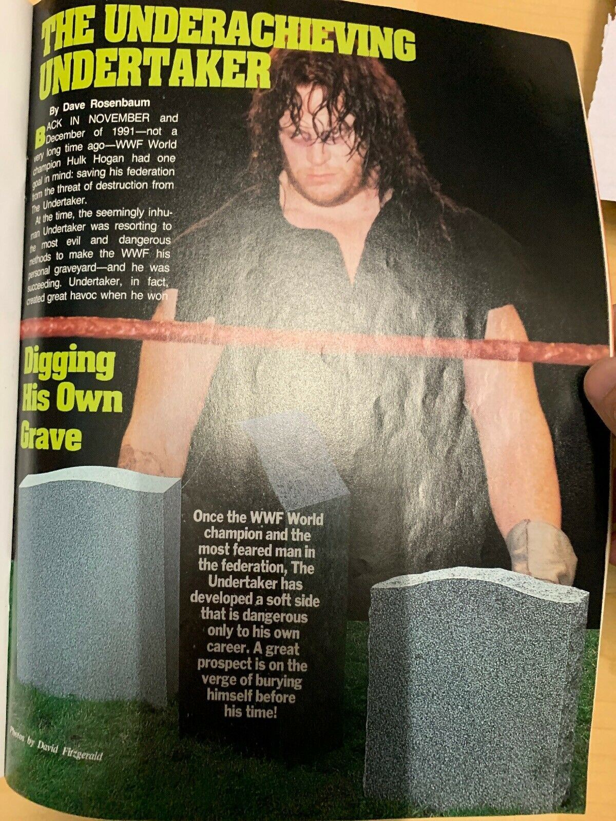 Pro Wrestling Illustrated November 1992 The British Bulldog Hounding The Hitman
