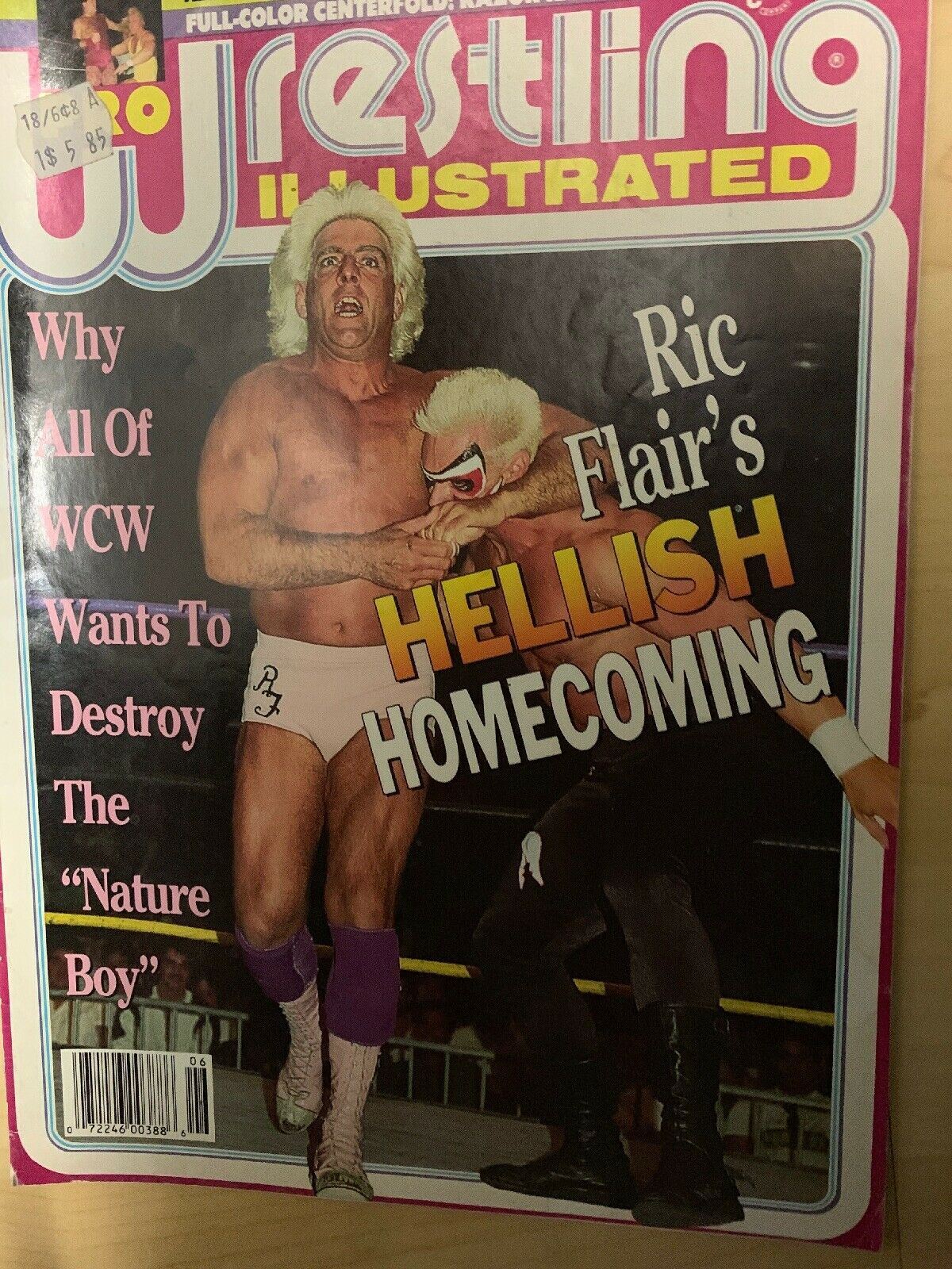 Pro Wrestling Illustrated June 1993 Ric Flair Hellish Homecoming