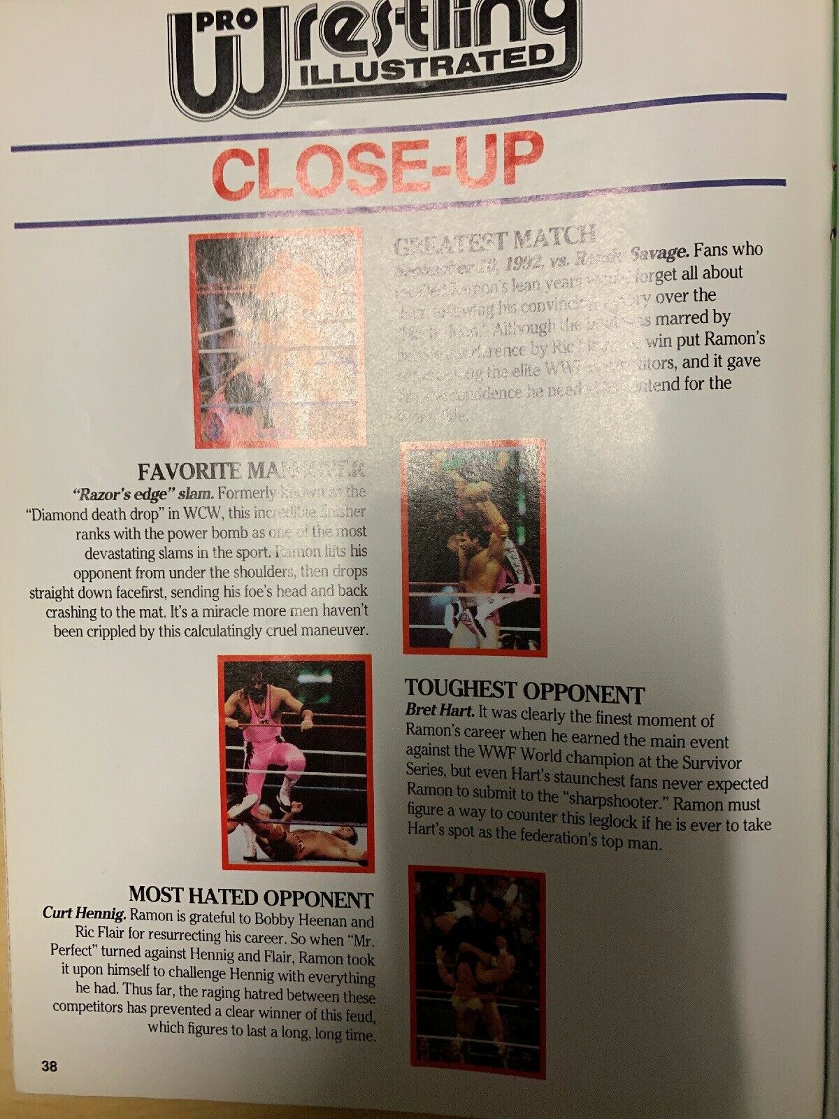 Pro Wrestling Illustrated June 1993 Ric Flair Hellish Homecoming