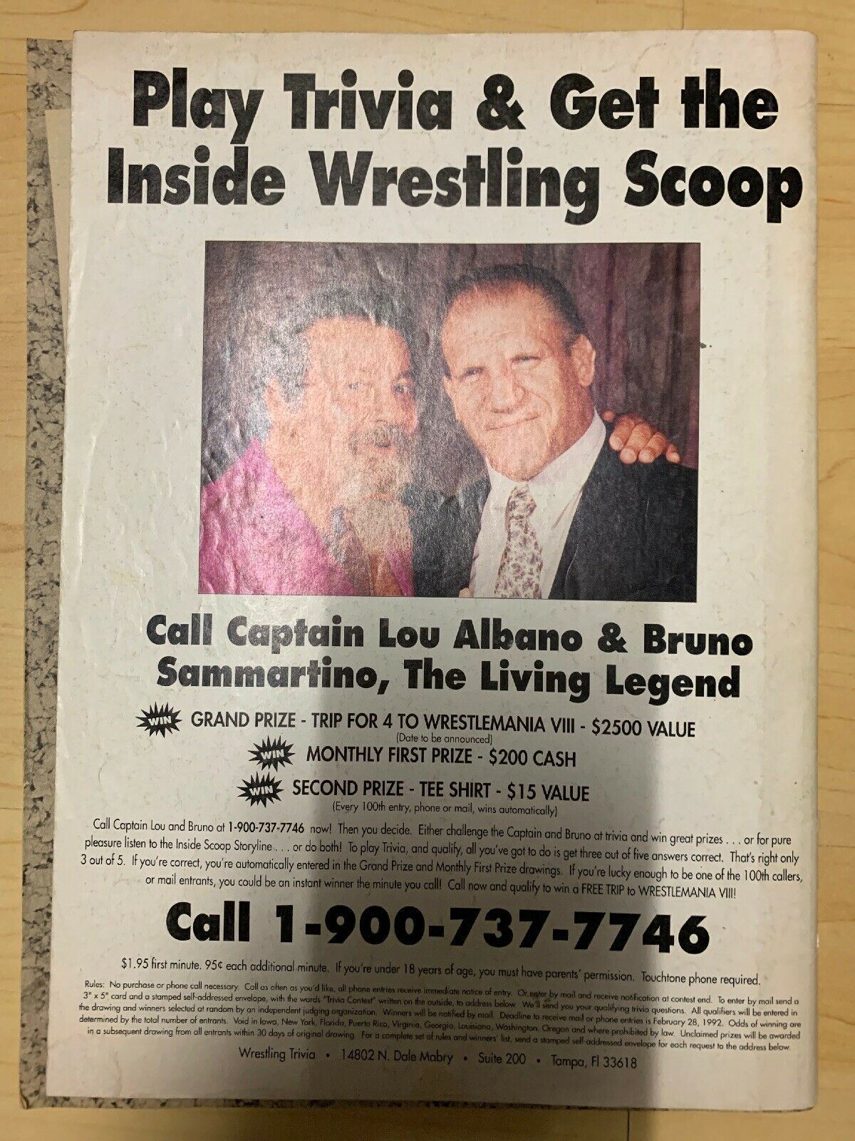 Pro Wrestling Illustrated January 1992 Ric Flair Rick Steiner