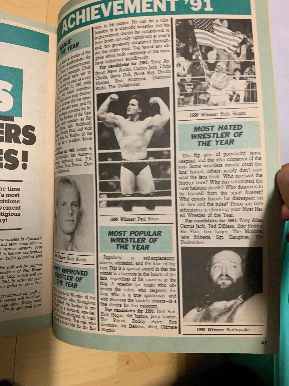 Pro Wrestling Illustrated January 1992 Ric Flair Rick Steiner
