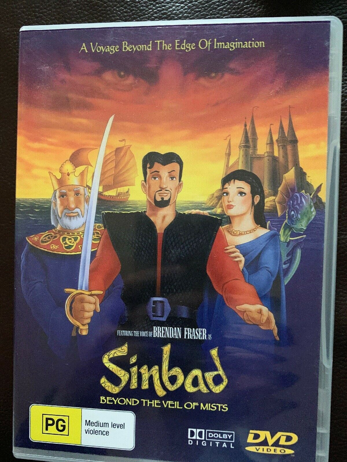 Sinbad: Beyond The Veil Of Mists (DVD, Region 4 PAL) Animated Film Brendan Frase