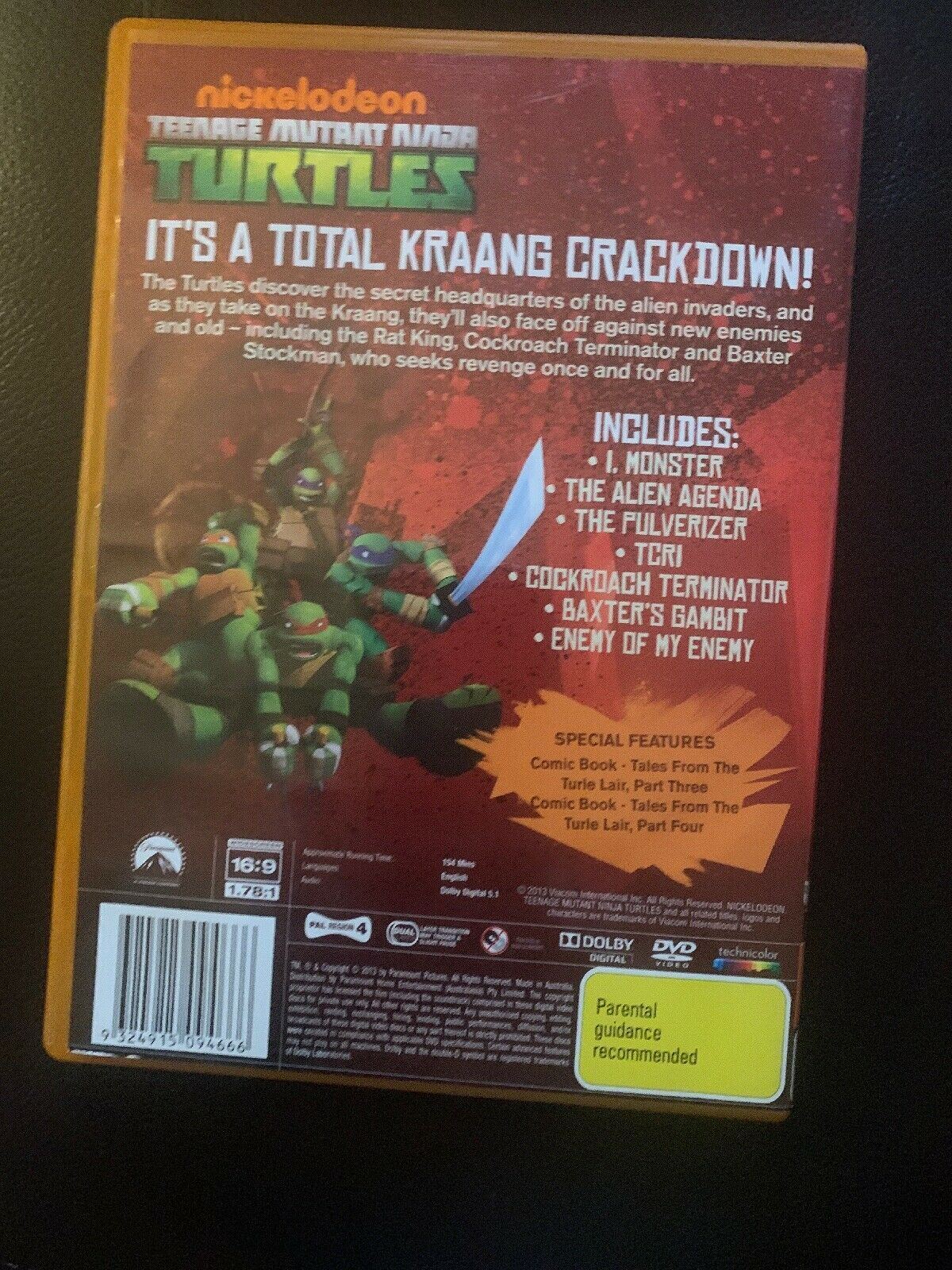 Teenage Mutant Ninja Turtles - Kraang Invasion (DVD, 2013)