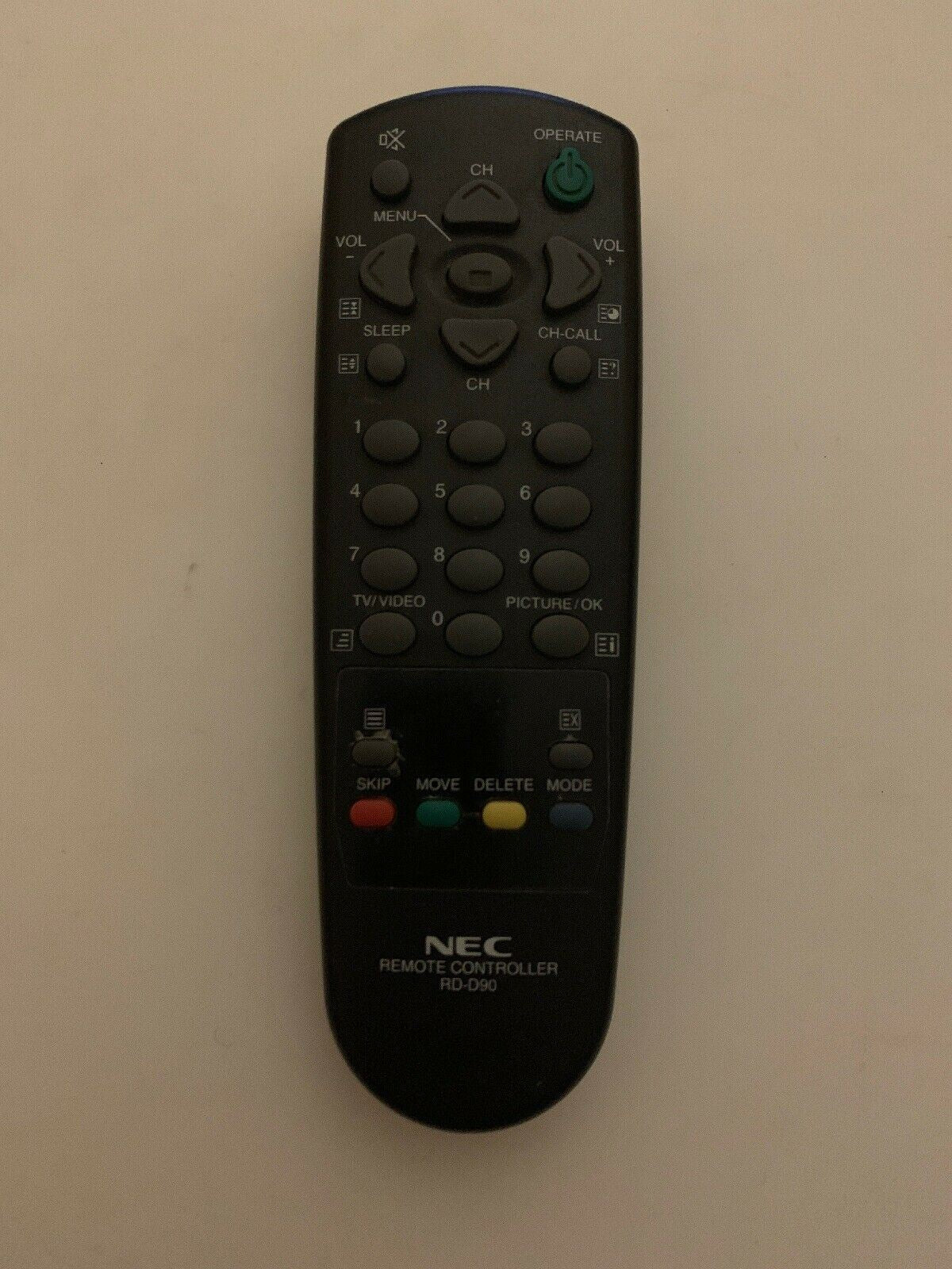 GENUINE NEC RD-D90 Remote Control RDD90 RD D90