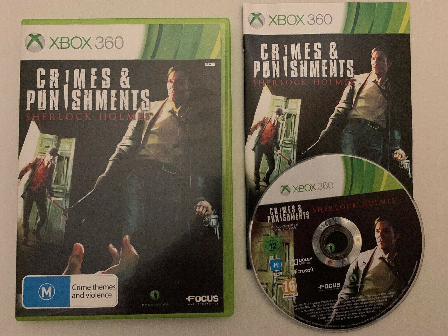 Crimes & Punishments Sherlock Holmes (Microsoft Xbox 360) with Manual