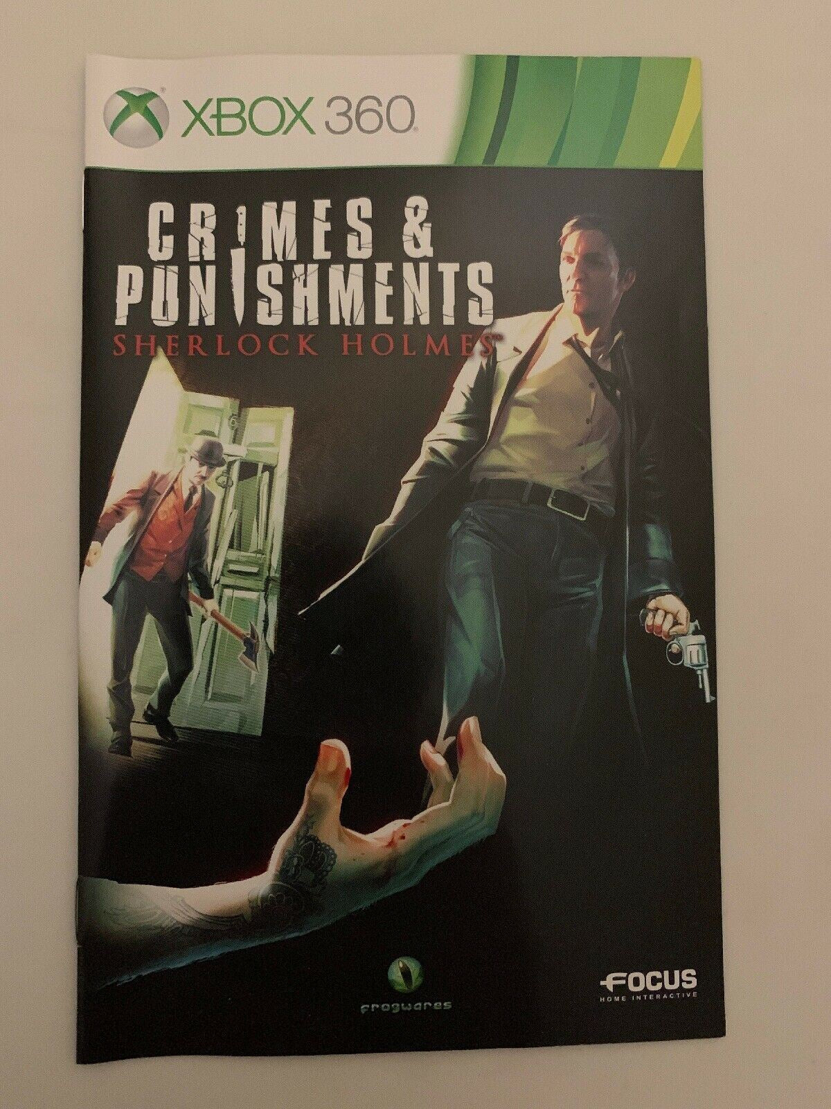Crimes & Punishments Sherlock Holmes (Microsoft Xbox 360) with Manual