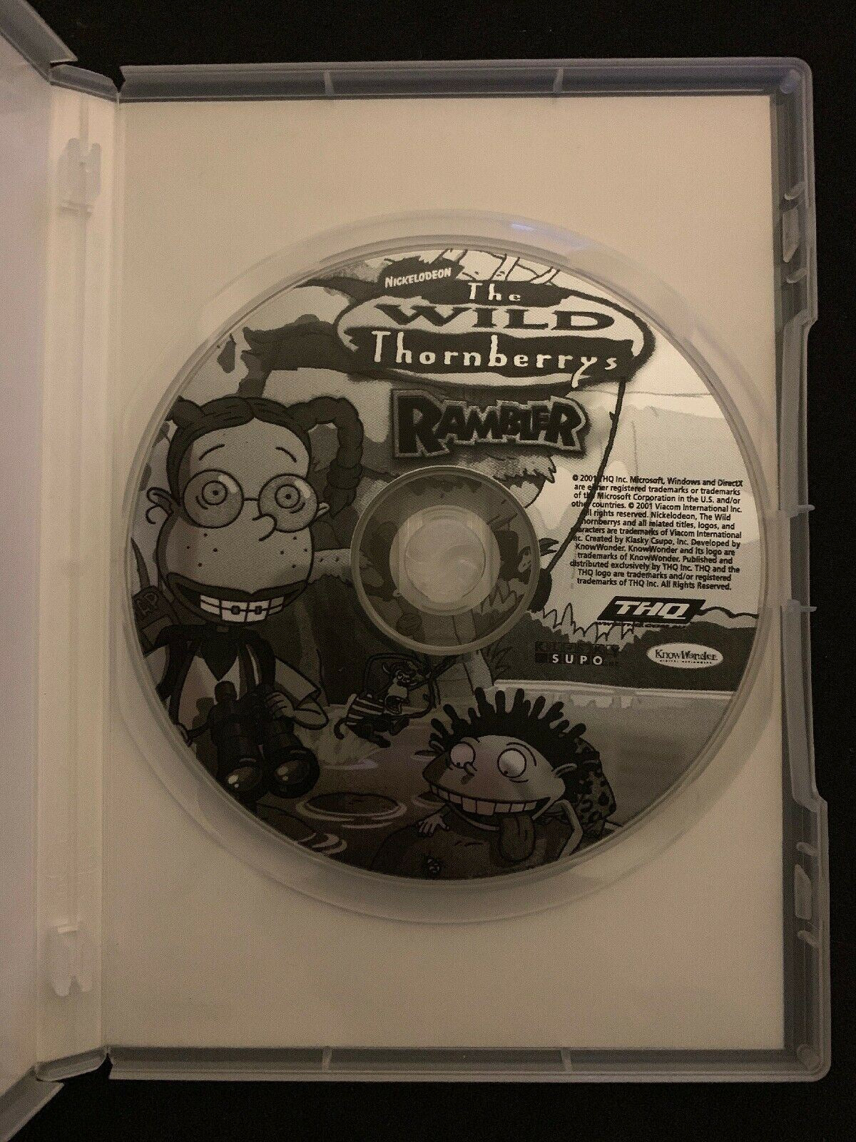The Wild Thornberrys: Rambler - PC CD-ROM (2000) Vintage Nickelodeon Rugrats