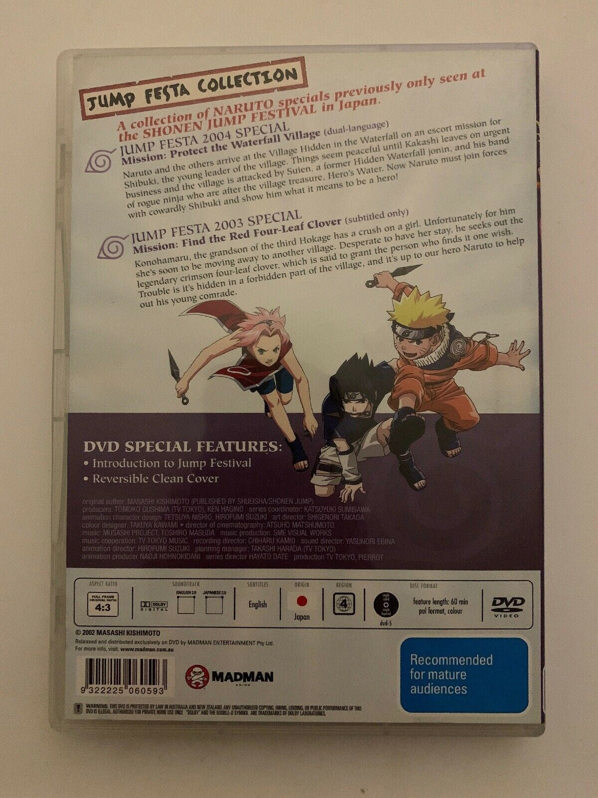 Naruto - Jump Festa Collection (DVD, 2008)
