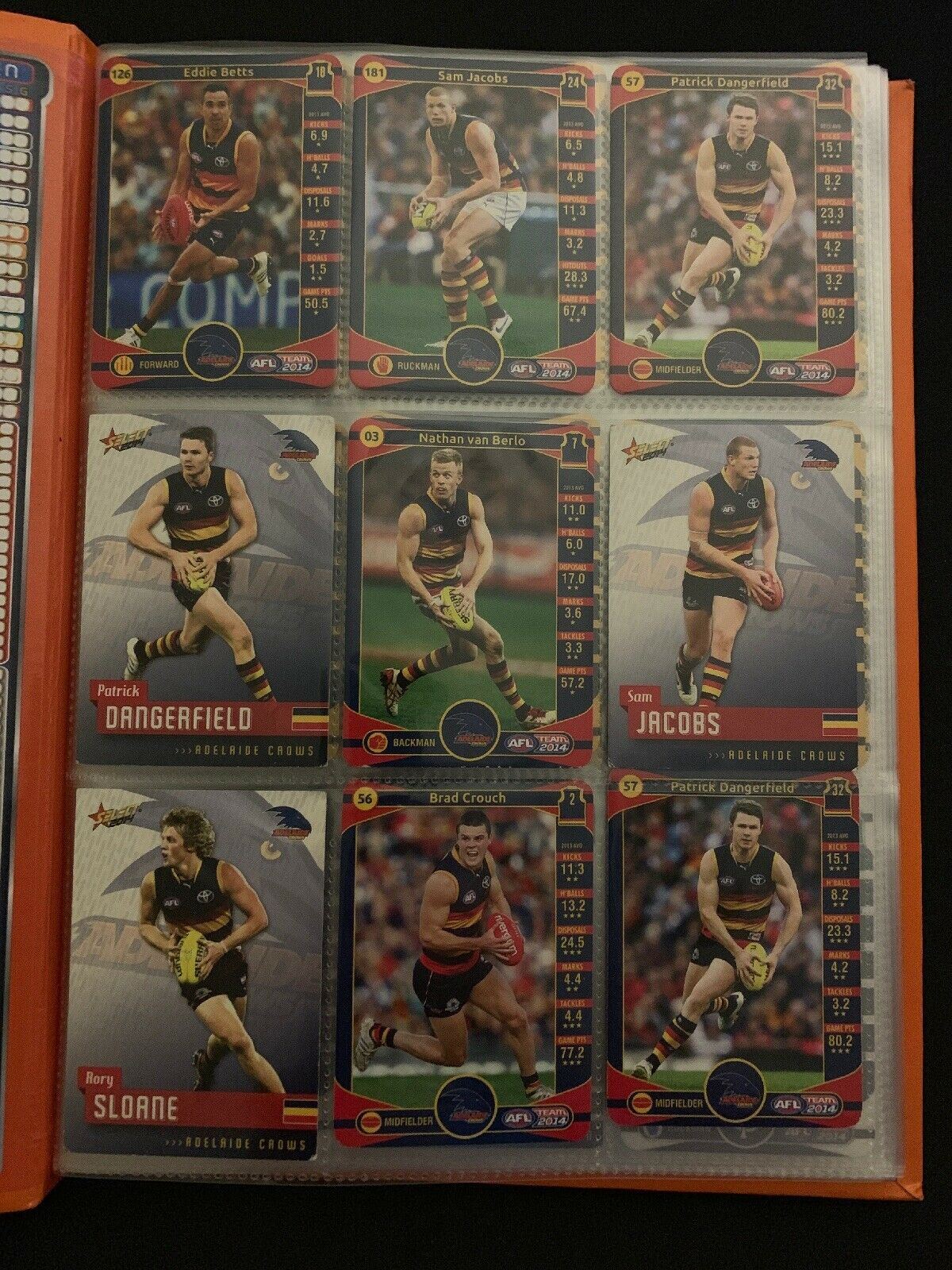 AFL Team 2014 Official AFL Game Cards Album (Cards Included)