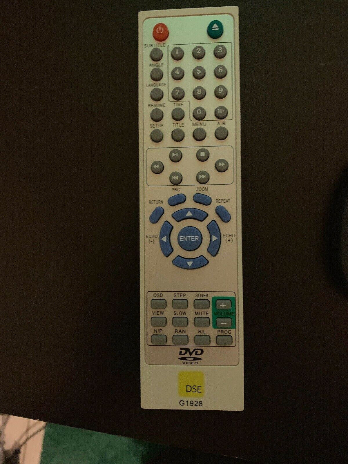 Genuine Dick Smith Electoniccs DSE G1928 Remote Control For DVD Player