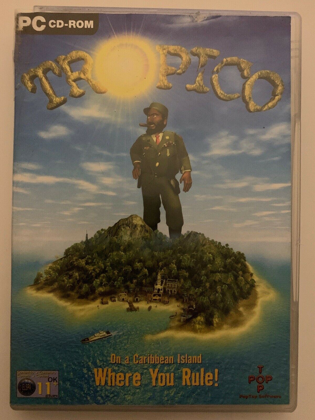 Tropico for PC 2001 CDROM Strategy City Building Simulation Game Windows