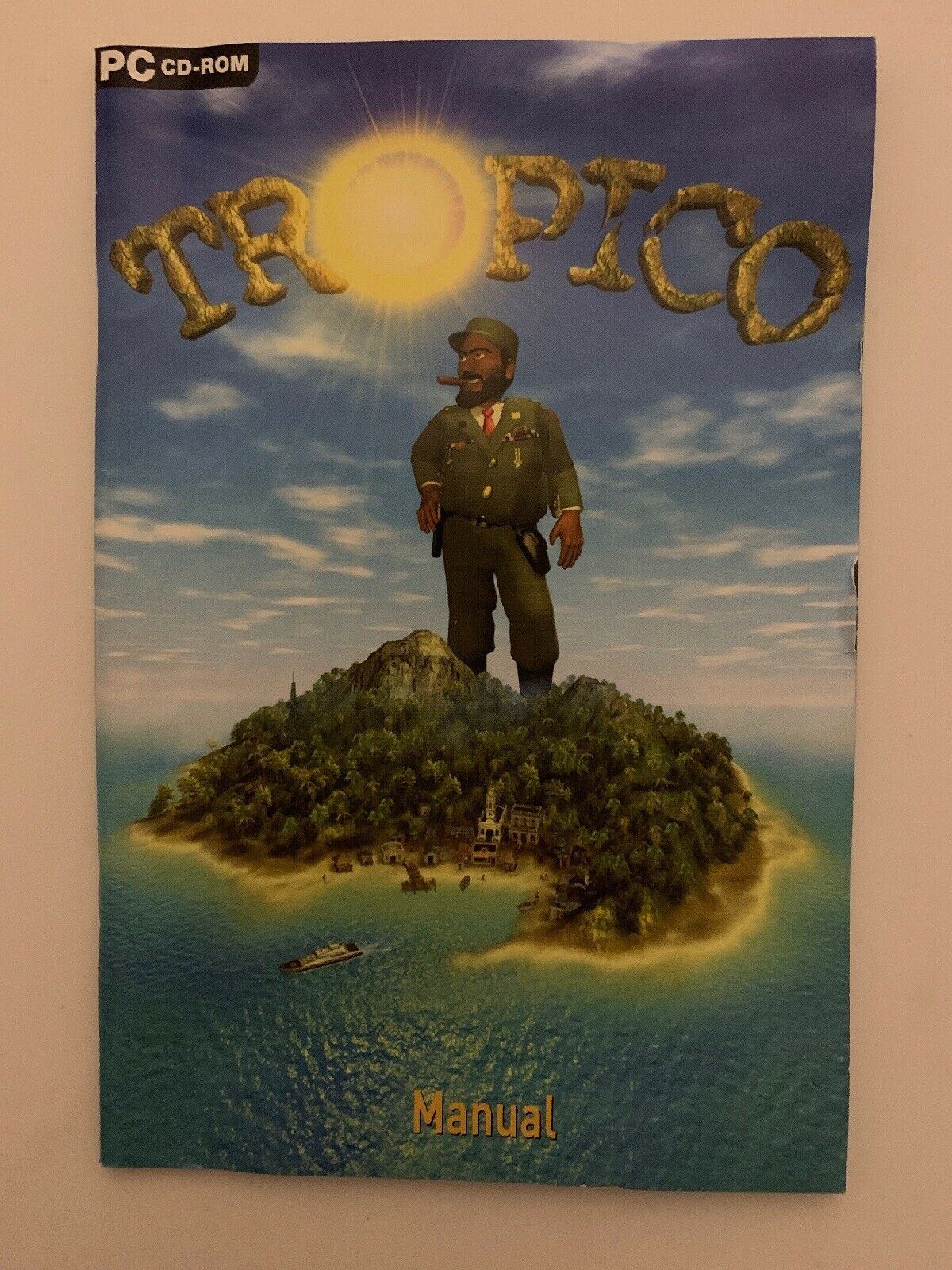 Tropico for PC 2001 CDROM Strategy City Building Simulation Game Windows