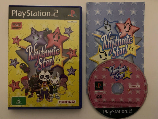 Rhythmic Star - Sony Playstation 2 PS2 PAL Dance Music Game - Includes  Manual