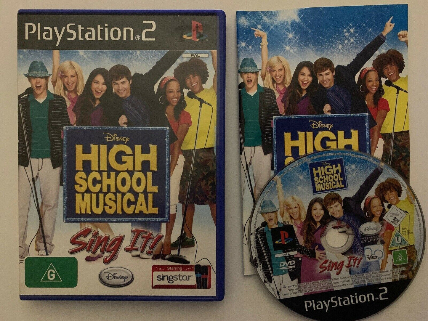 Disney Sing It: High School Musical Sony PS2 SingStar Karaoke  Game
