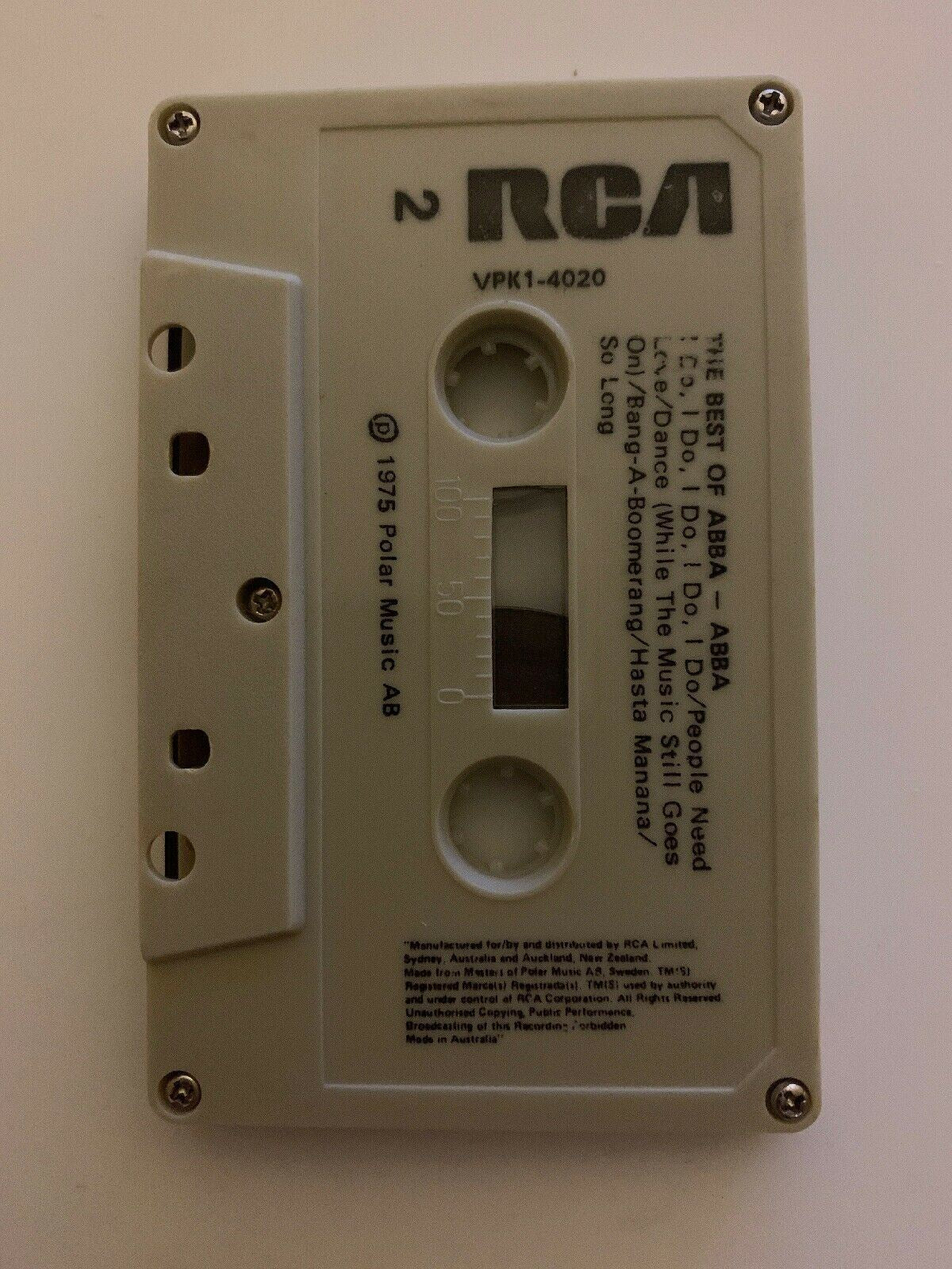 ABBA - The Best Of Abba (Cassette Tape, 1975) Album