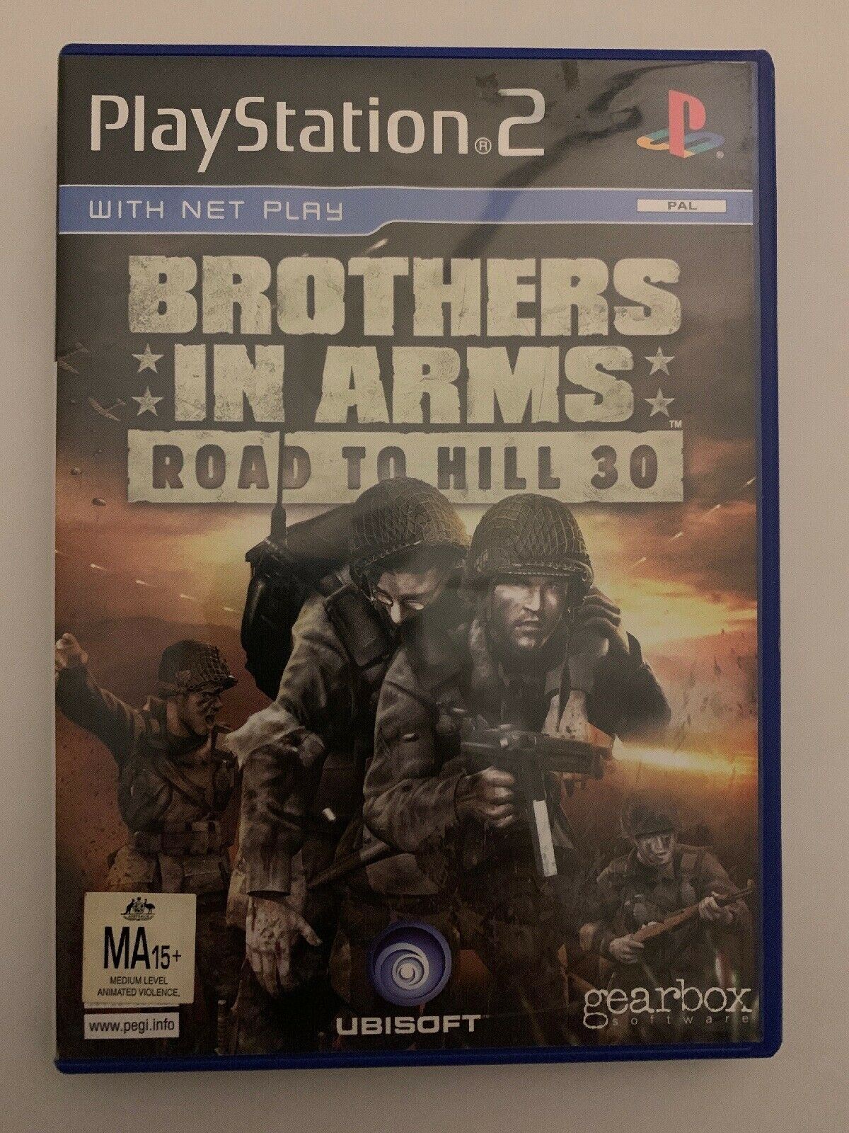 Brothers in Arms Road to Hill 30 - Sony Playstation PS2 PAL Complete With Manual
