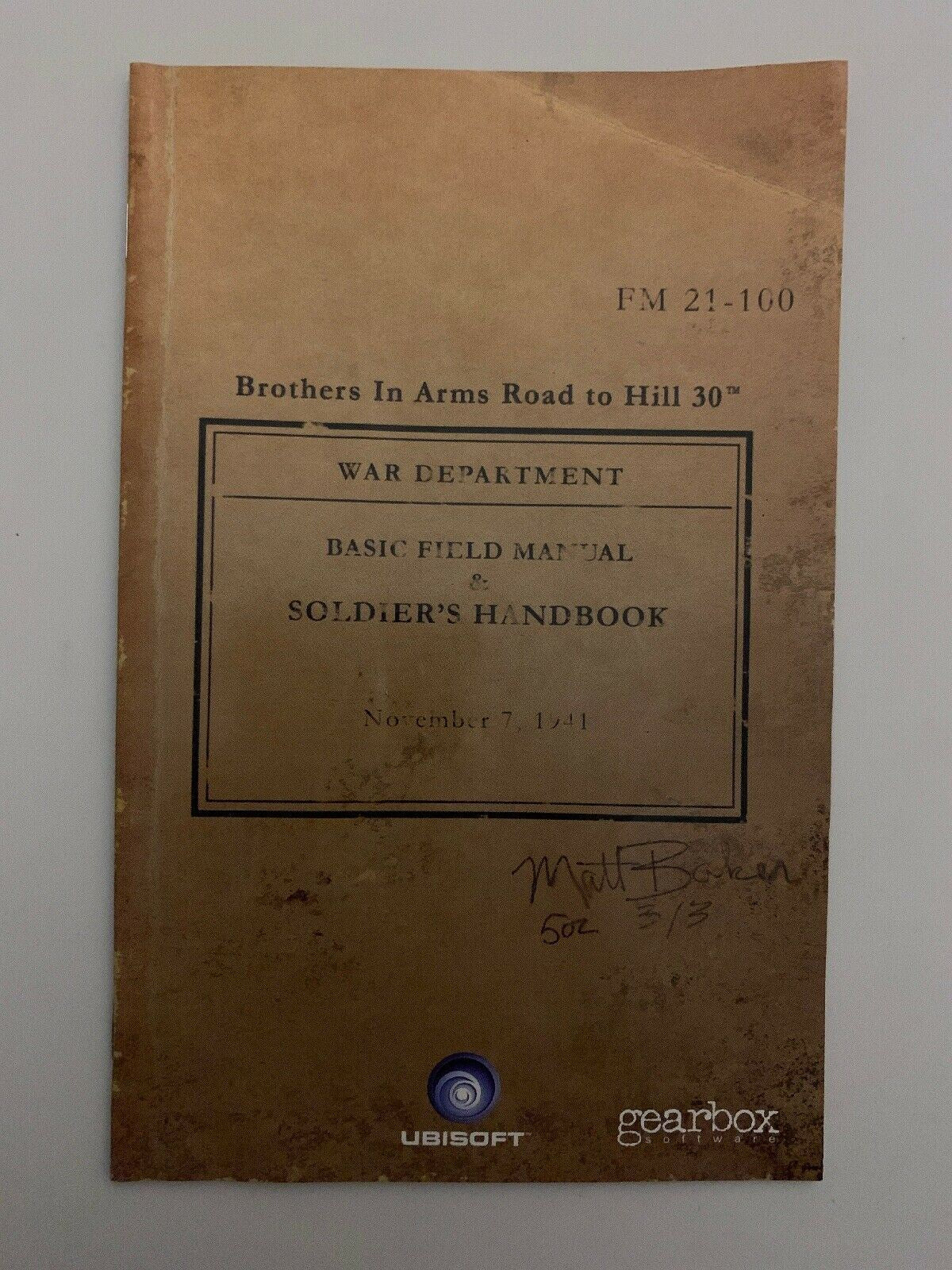 Brothers in Arms Road to Hill 30 - Sony Playstation PS2 PAL Complete With Manual