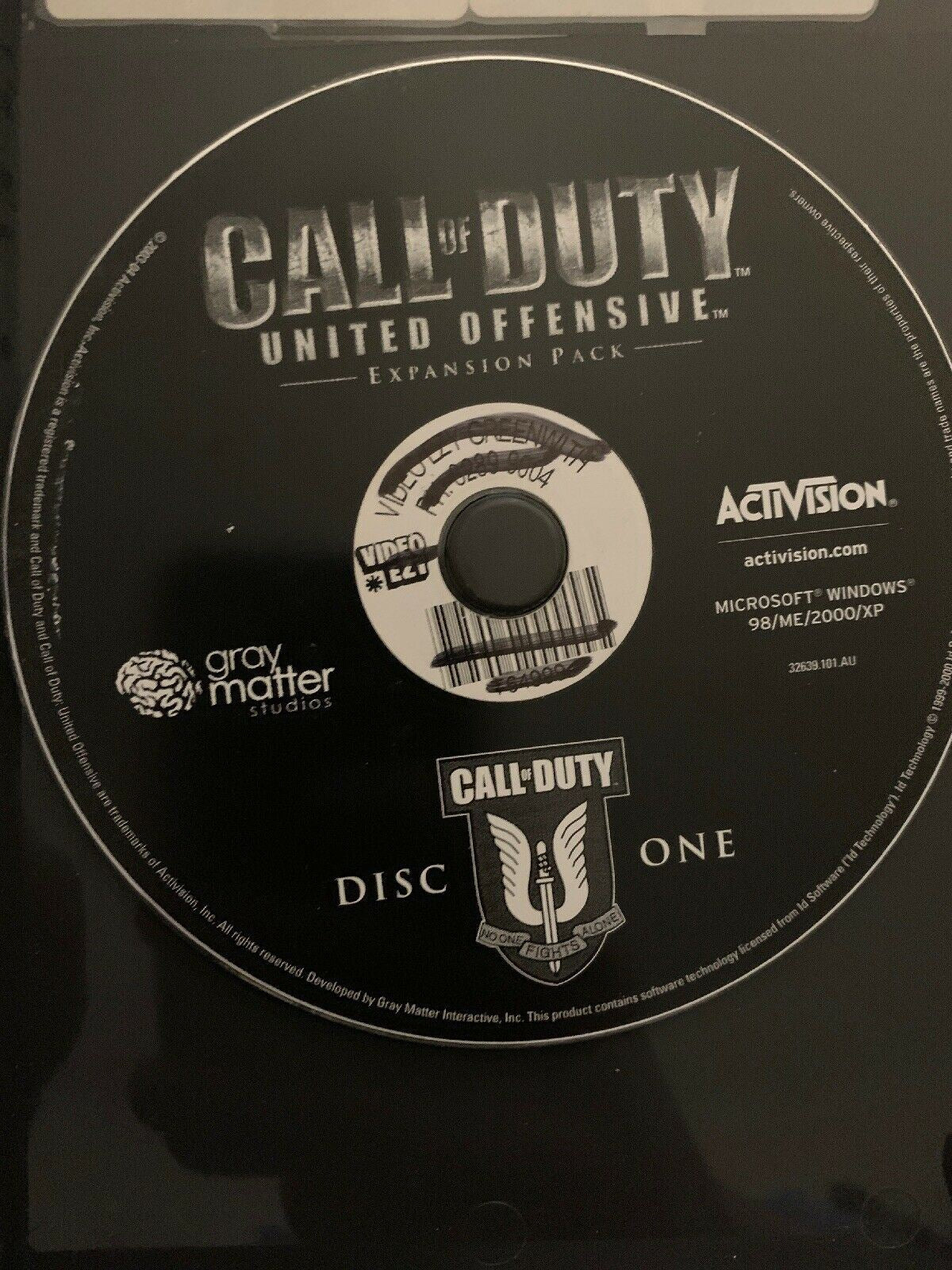 Call Of Duty United Offensive Expansion Pack PC CD + GAME
