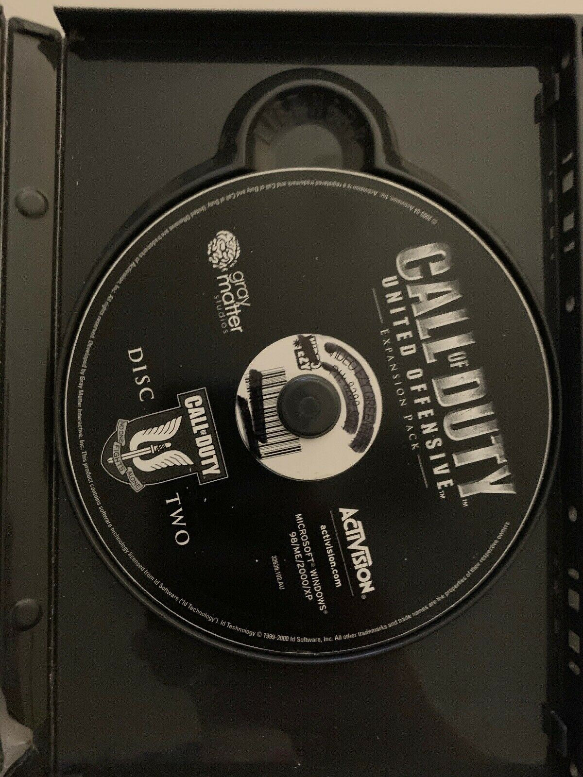 Call Of Duty United Offensive Expansion Pack PC CD + GAME