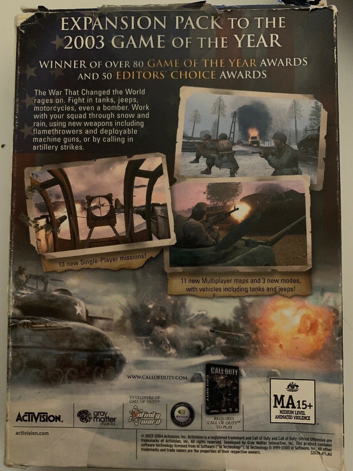 Call Of Duty United Offensive Expansion Pack PC CD + GAME