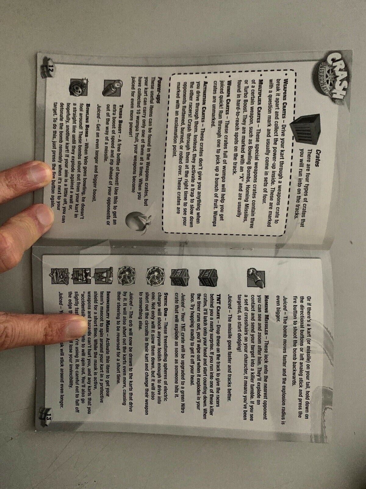 Crash Nitro Kart - Sony PS2 PlayStation 2 Compete With Manual PAL Game