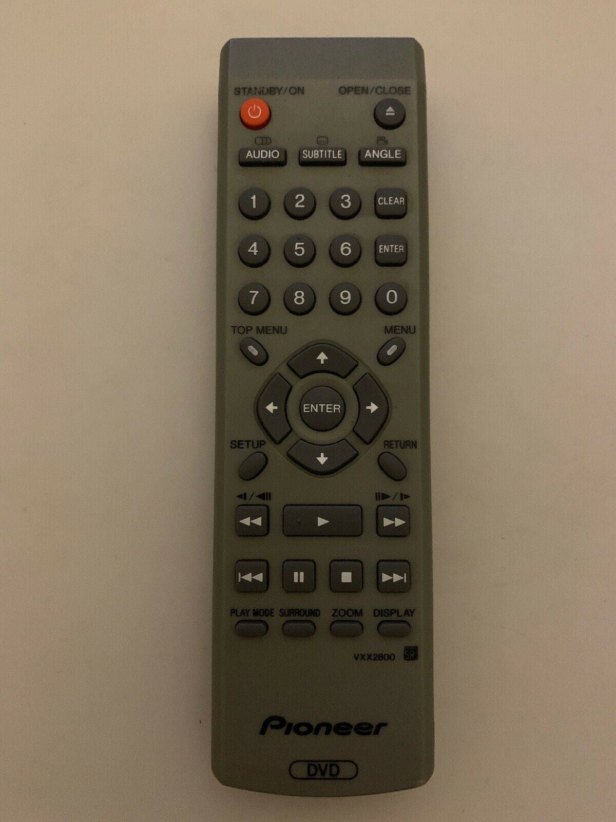 Genuine Pioneer Genuine DVD Remote Control VXX2800 DVD DV250 DV251 DV353 DV35